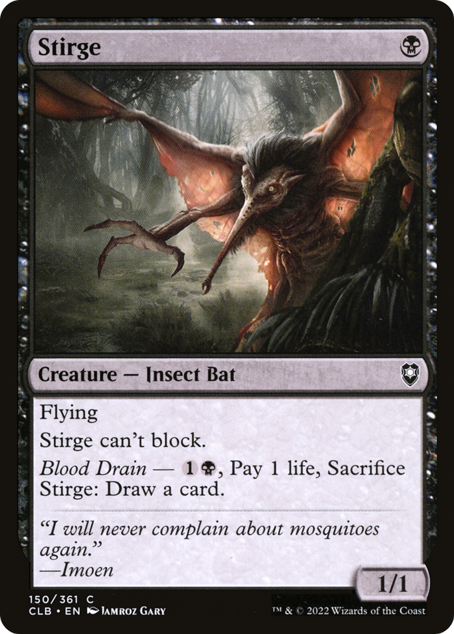 Stirge — Commander Legends: Battle for Baldur's Gate — Magic: The Gathering