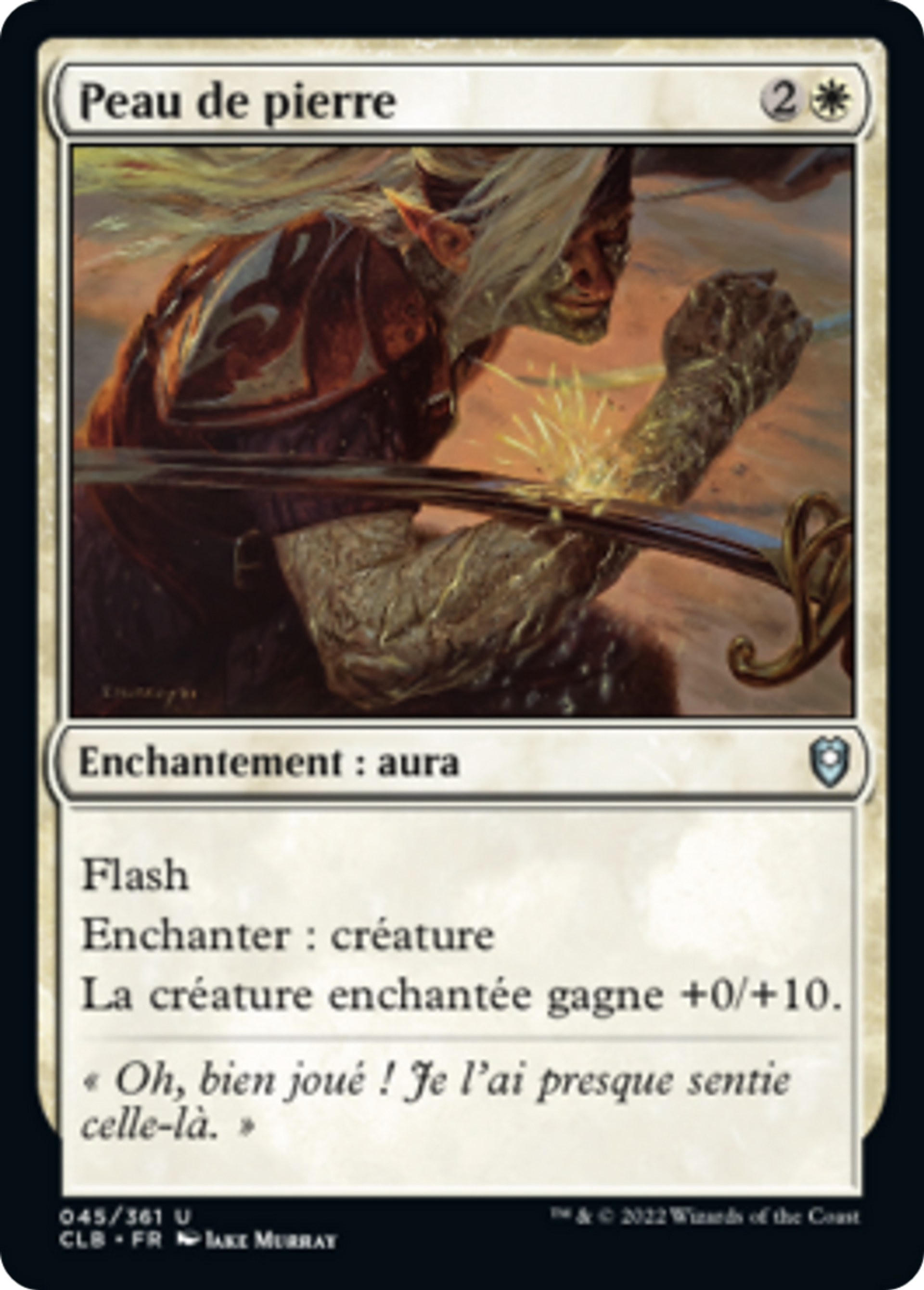 Peau de pierre — Commander Legends: Battle for Baldur's Gate — Magic: The Gathering
