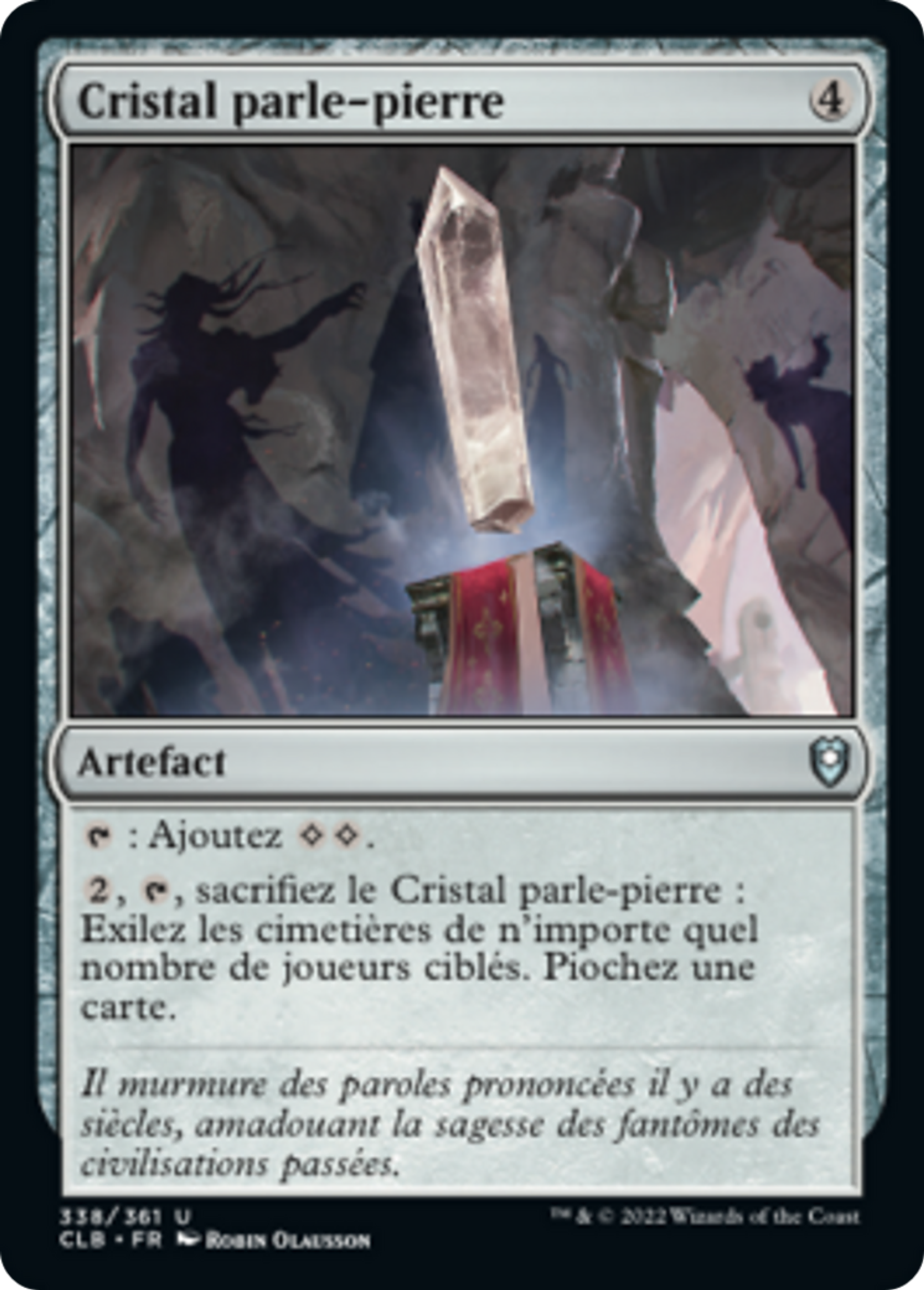 Cristal parle-pierre — Commander Legends: Battle for Baldur's Gate — Magic: The Gathering
