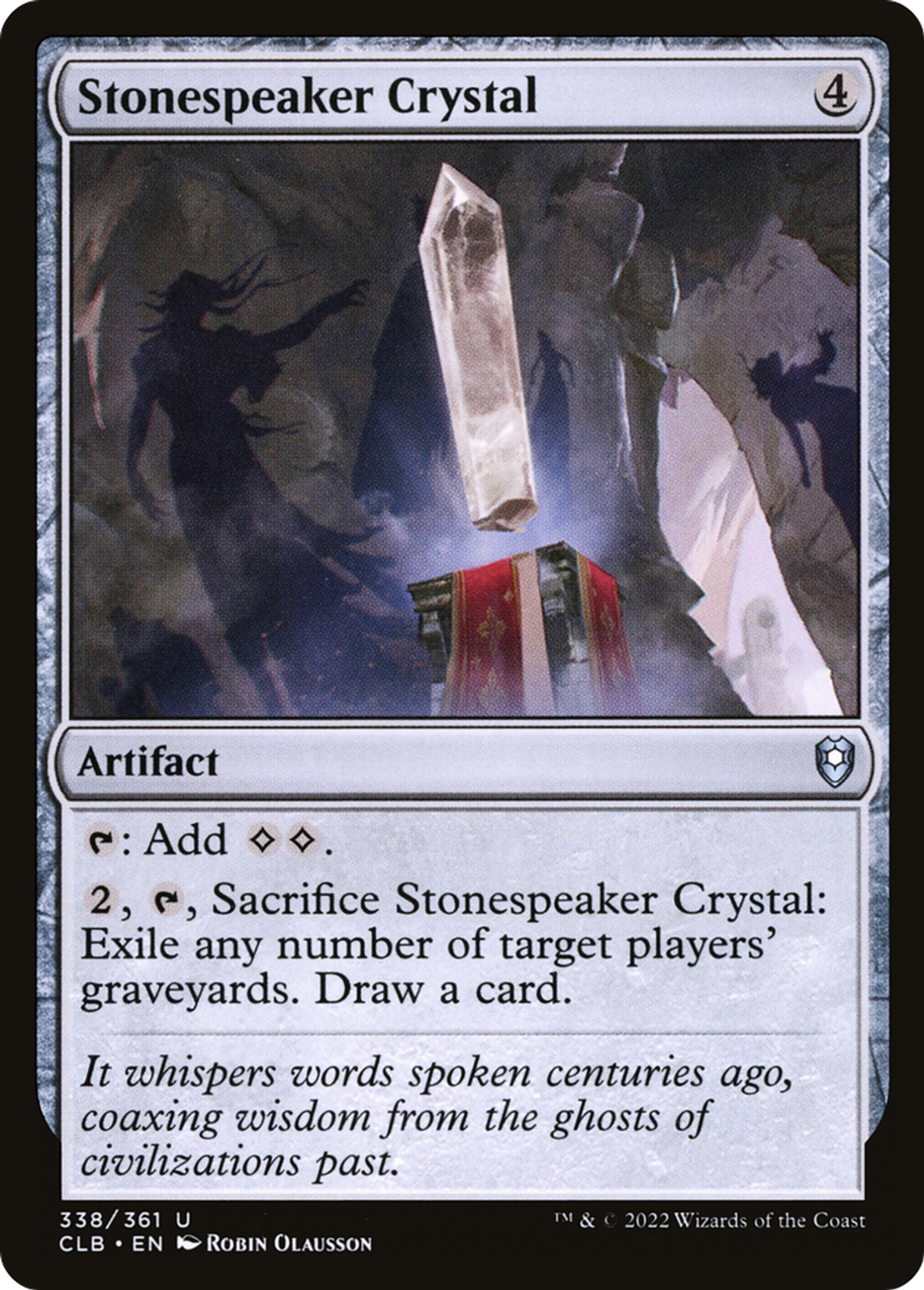 Stonespeaker Crystal — Commander Legends: Battle for Baldur's Gate — Magic: The Gathering