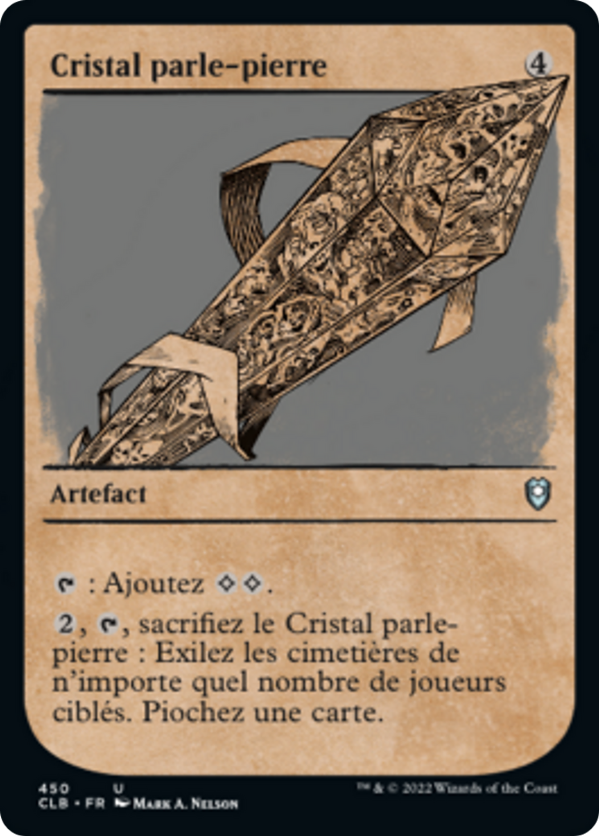 Cristal parle-pierre — Commander Legends: Battle for Baldur's Gate — Magic: The Gathering