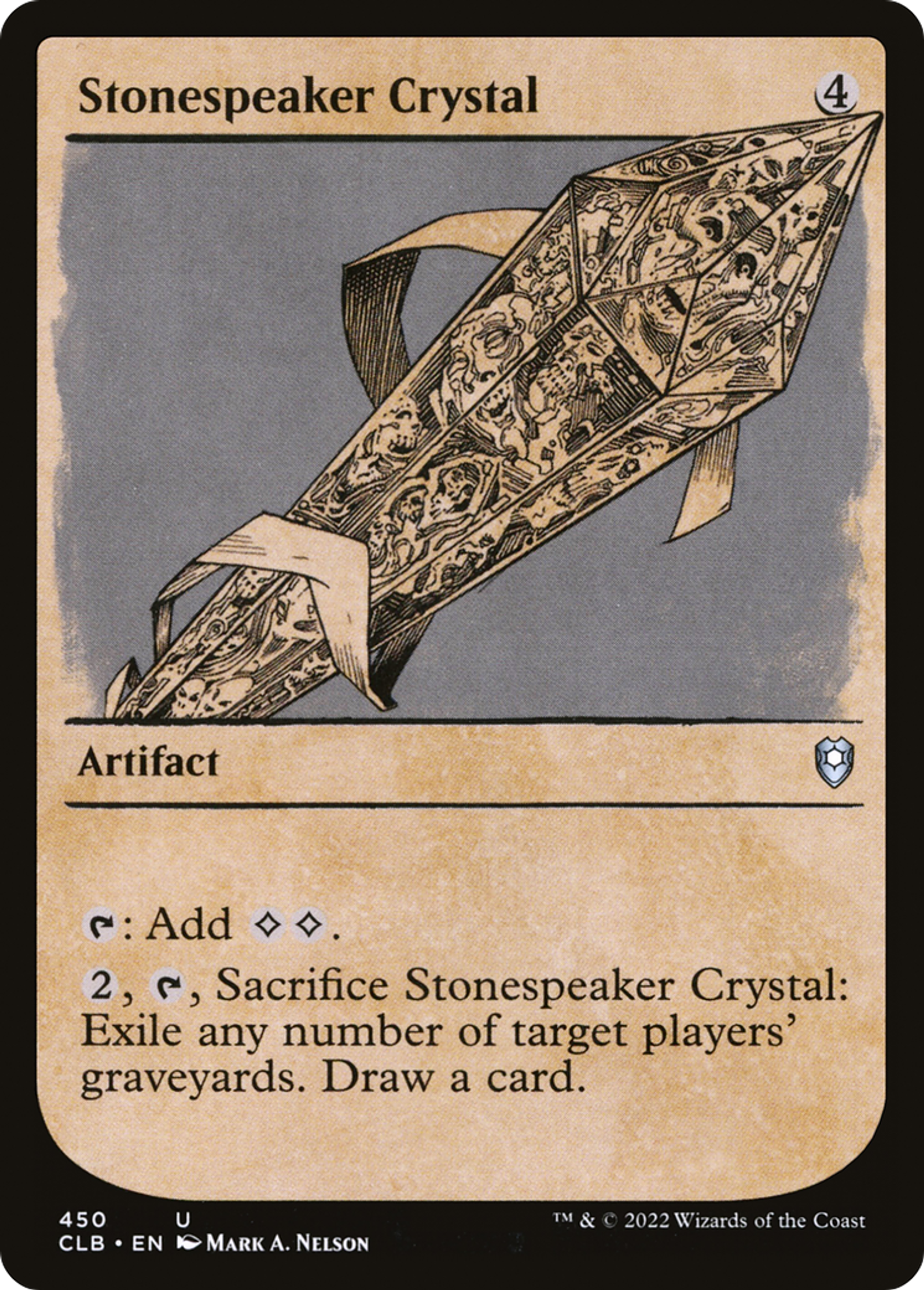 Stonespeaker Crystal — Commander Legends: Battle for Baldur's Gate — Magic: The Gathering