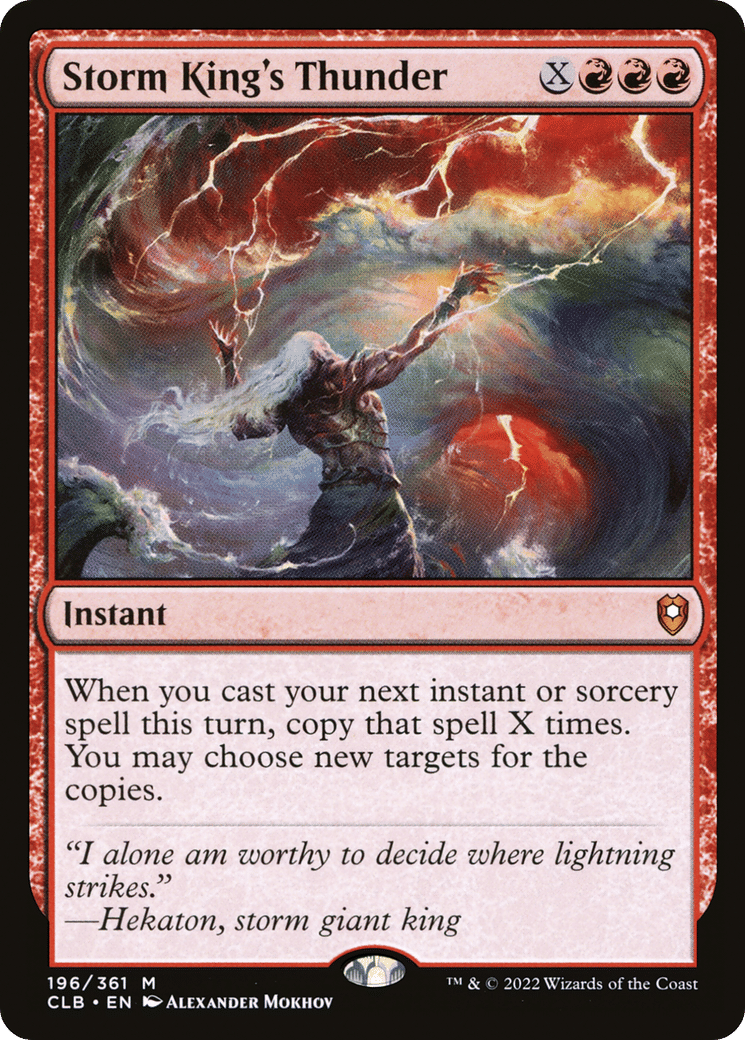 Storm King's Thunder — Commander Legends: Battle for Baldur's Gate — Magic: The Gathering
