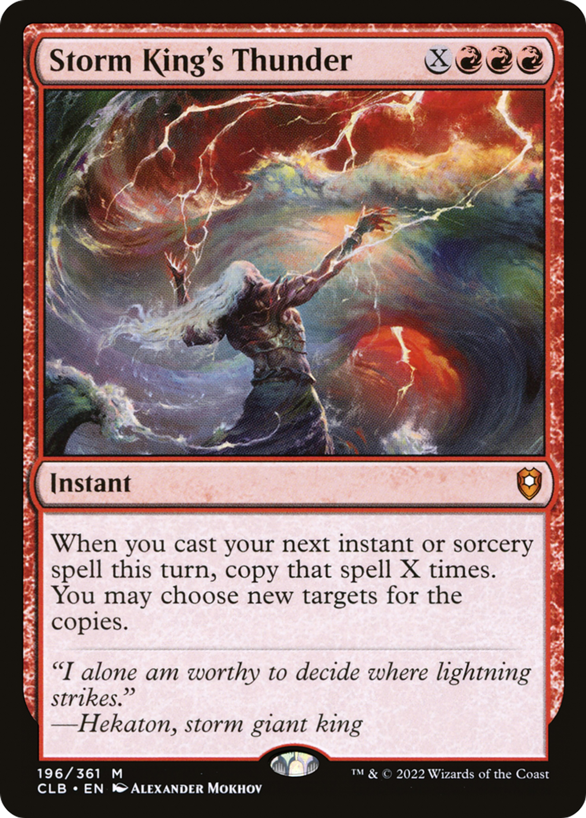Storm King's Thunder — Commander Legends: Battle for Baldur's Gate — Magic: The Gathering