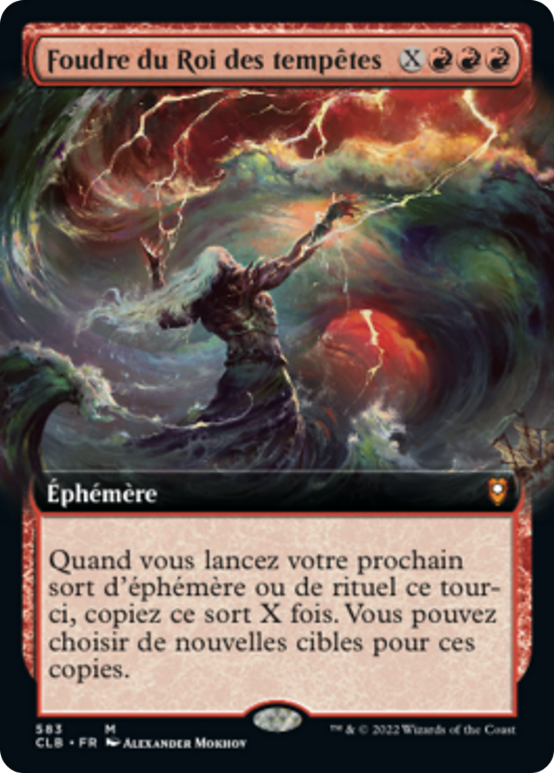 Foudre du Roi des tempêtes — Commander Legends: Battle for Baldur's Gate — Magic: The Gathering