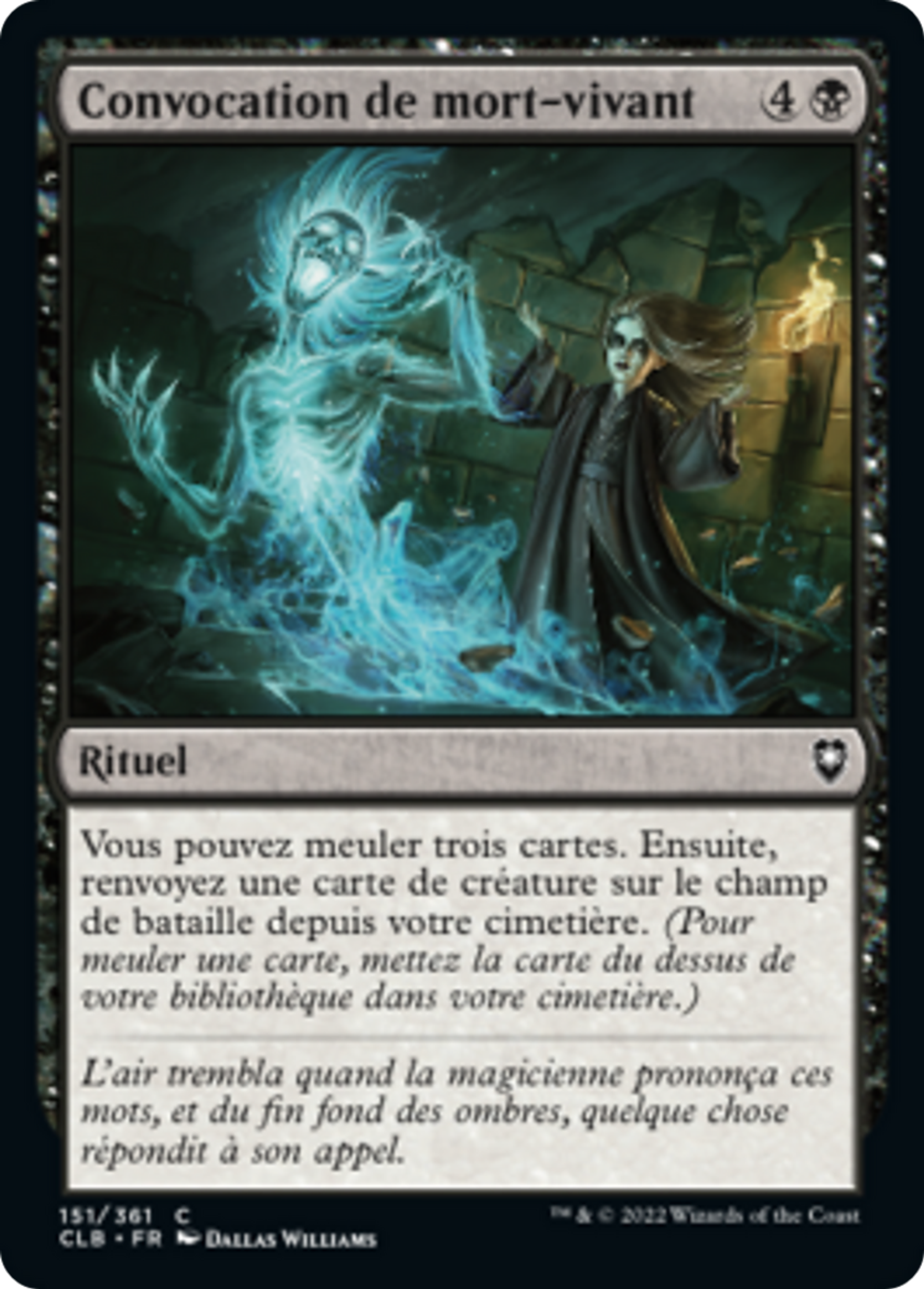 Convocation de mort-vivant — Commander Legends: Battle for Baldur's Gate — Magic: The Gathering