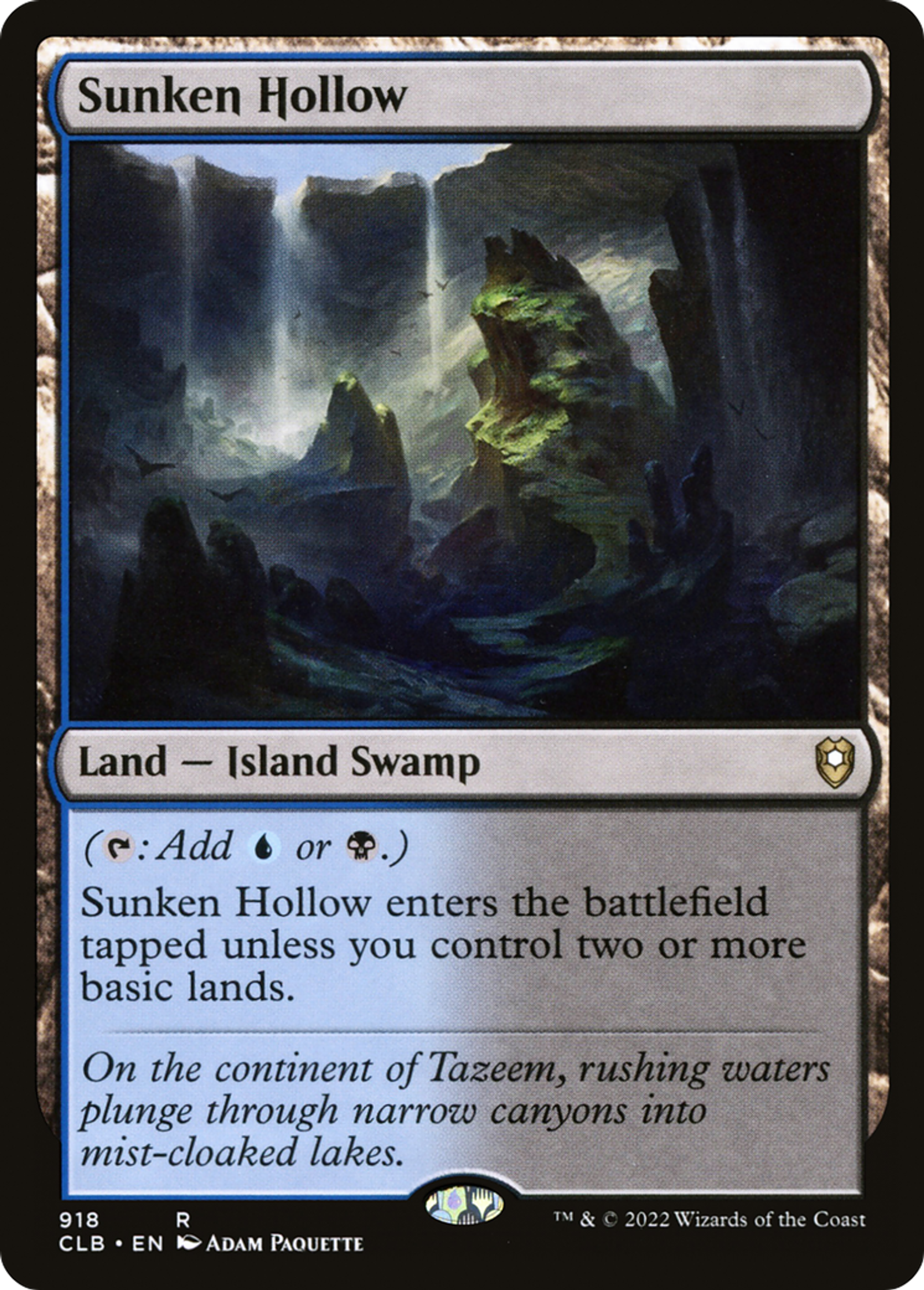 Dépression engloutie — Commander Legends: Battle for Baldur's Gate — Magic: The Gathering