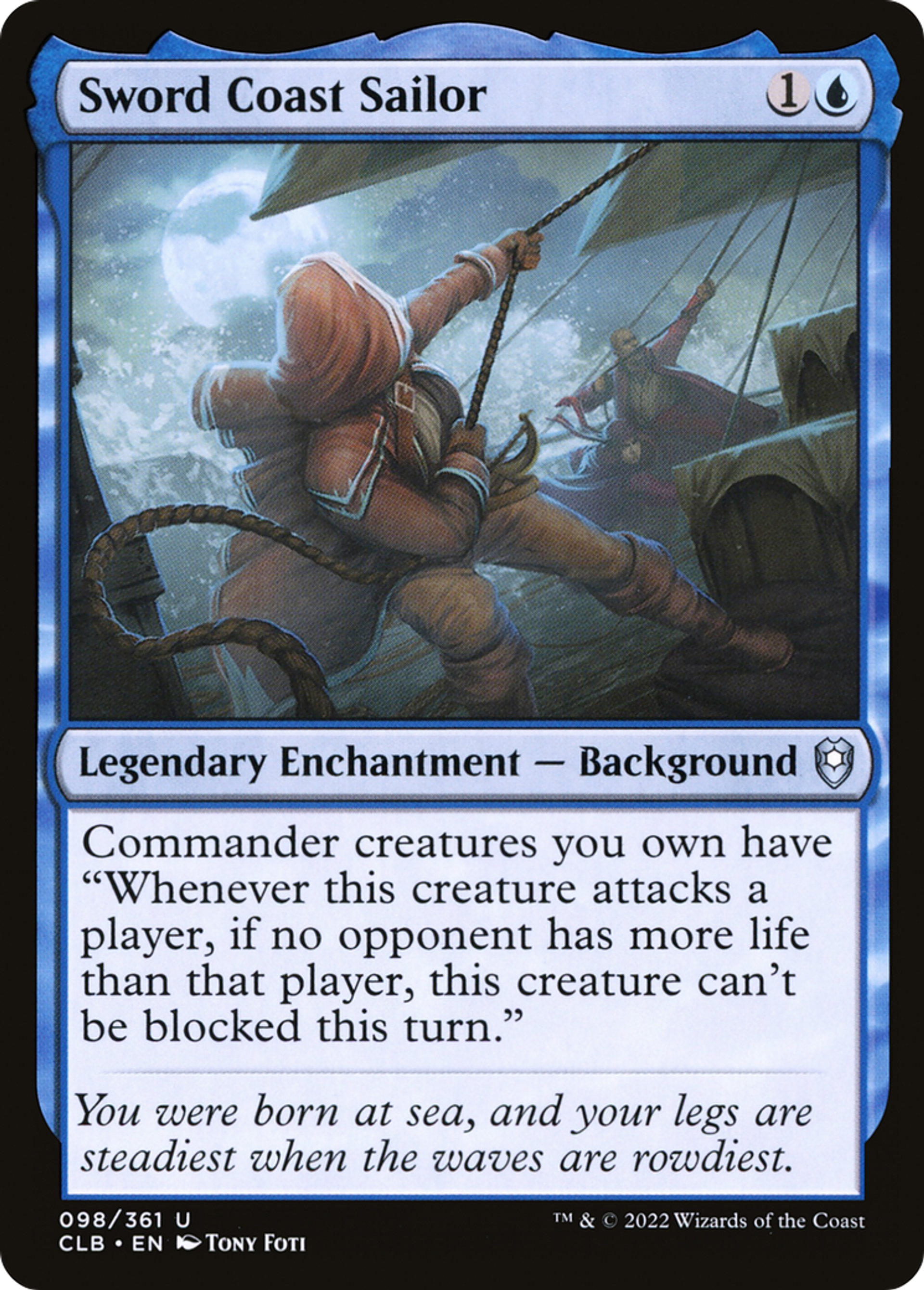 Sword Coast Sailor — Commander Legends: Battle for Baldur's Gate — Magic: The Gathering