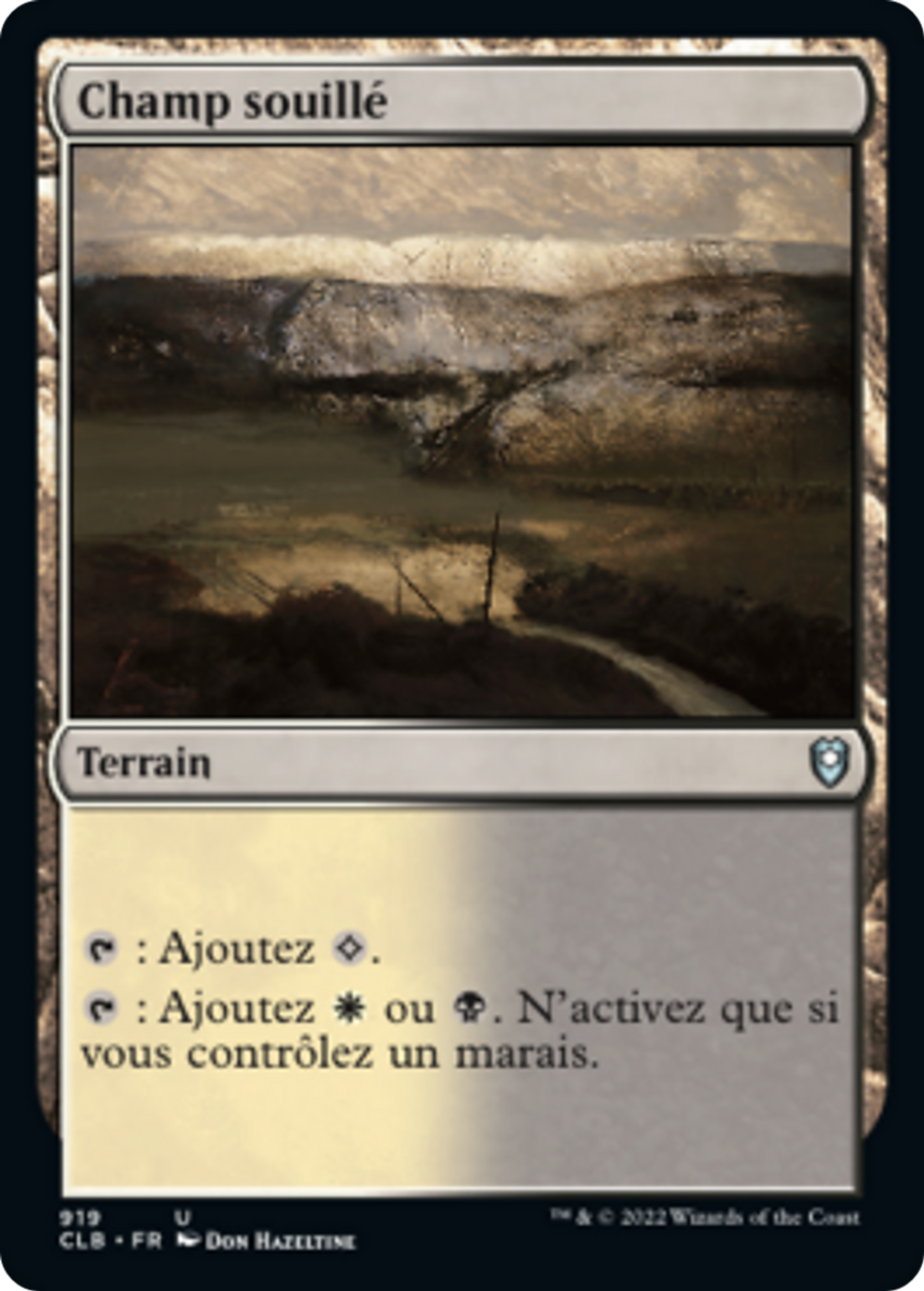 Champ souillé — Commander Legends: Battle for Baldur's Gate — Magic: The Gathering