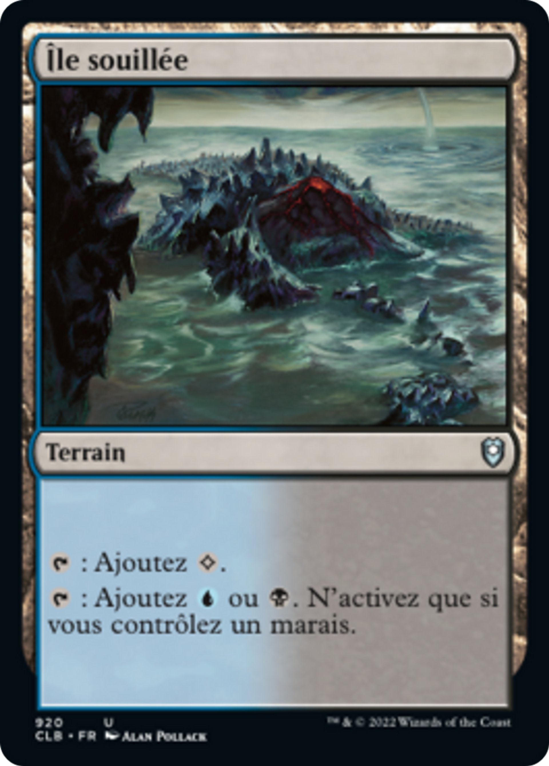 Île souillée — Commander Legends: Battle for Baldur's Gate — Magic: The Gathering