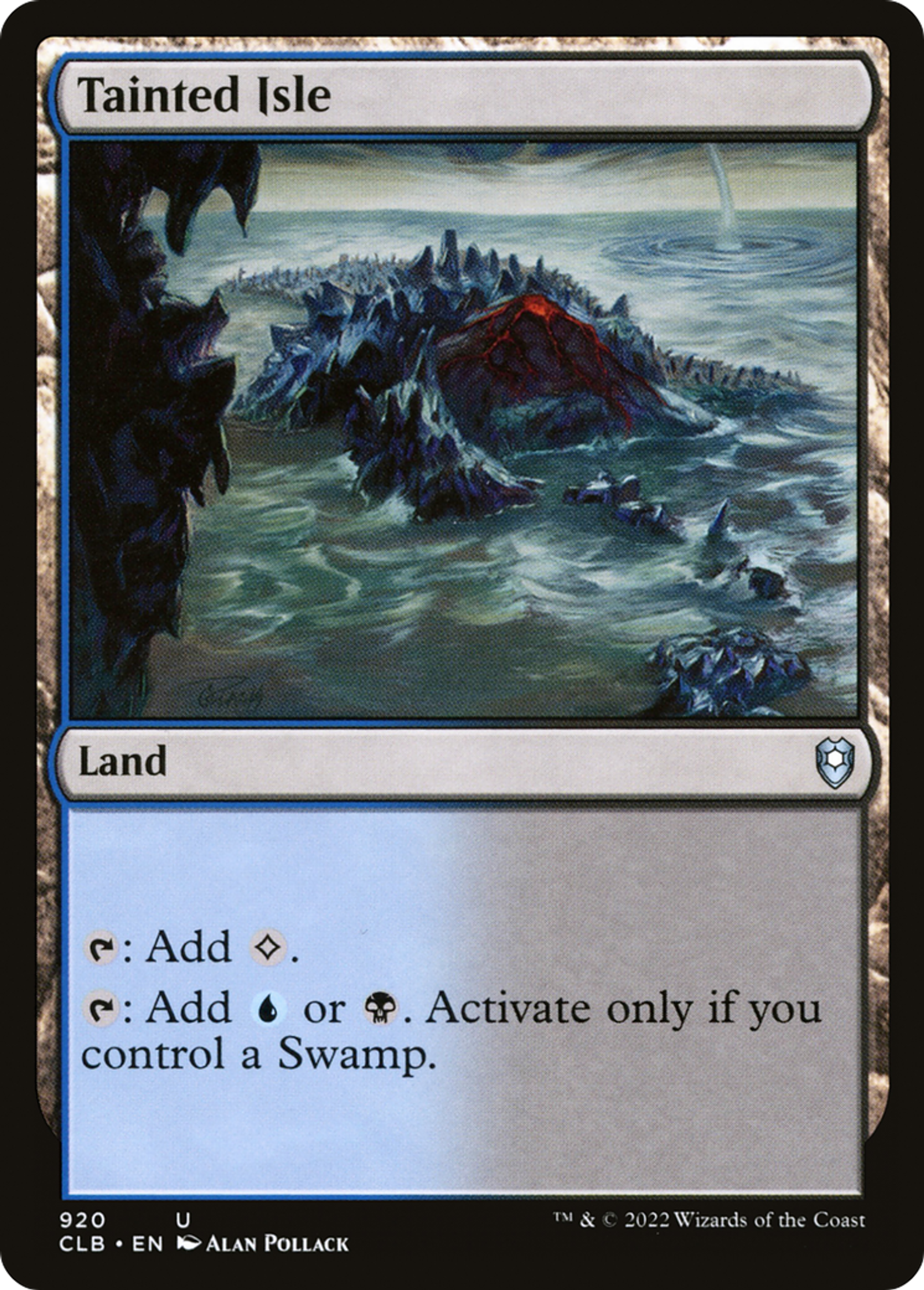 Île souillée — Commander Legends: Battle for Baldur's Gate — Magic: The Gathering