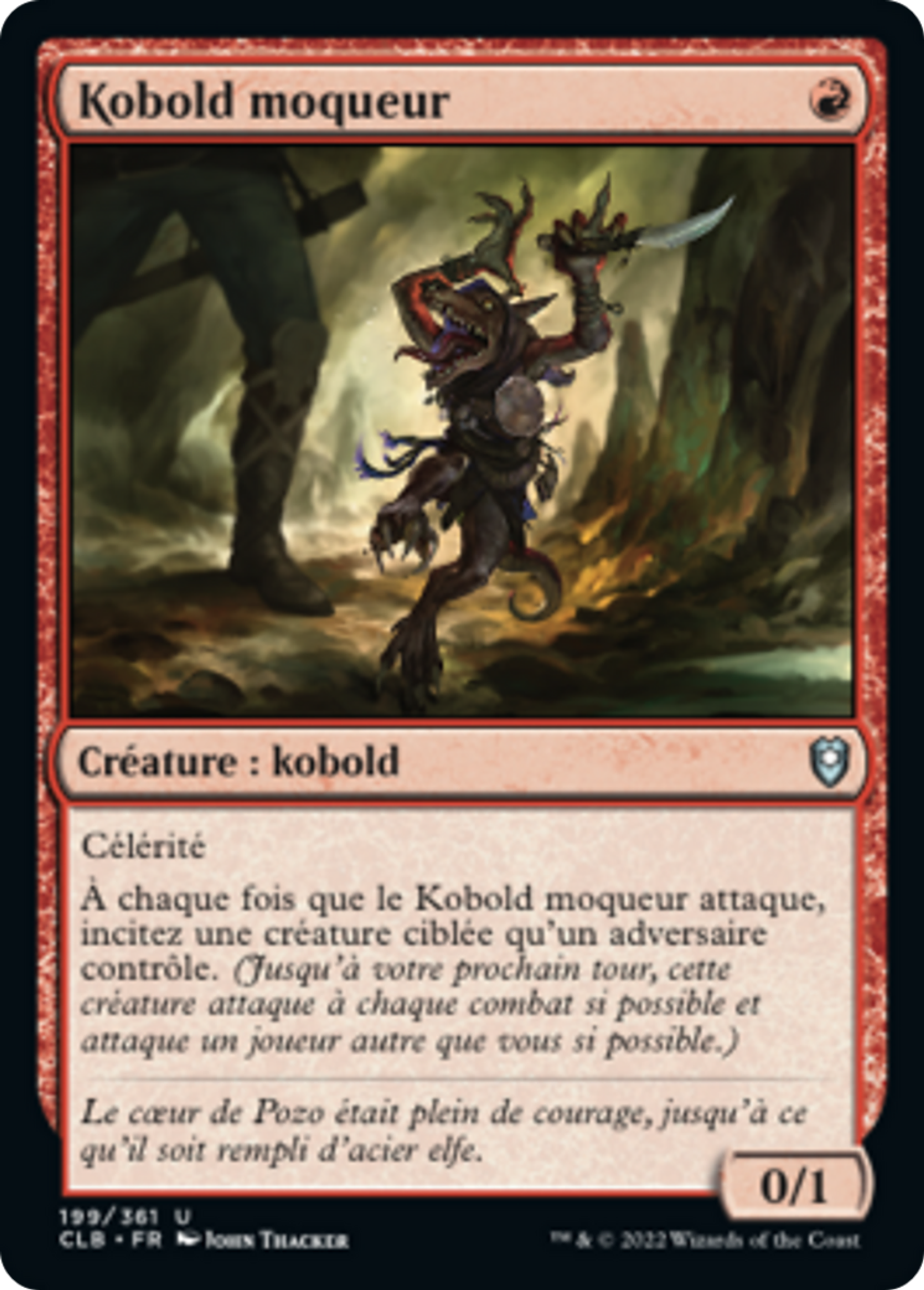 Kobold moqueur — Commander Legends: Battle for Baldur's Gate — Magic: The Gathering