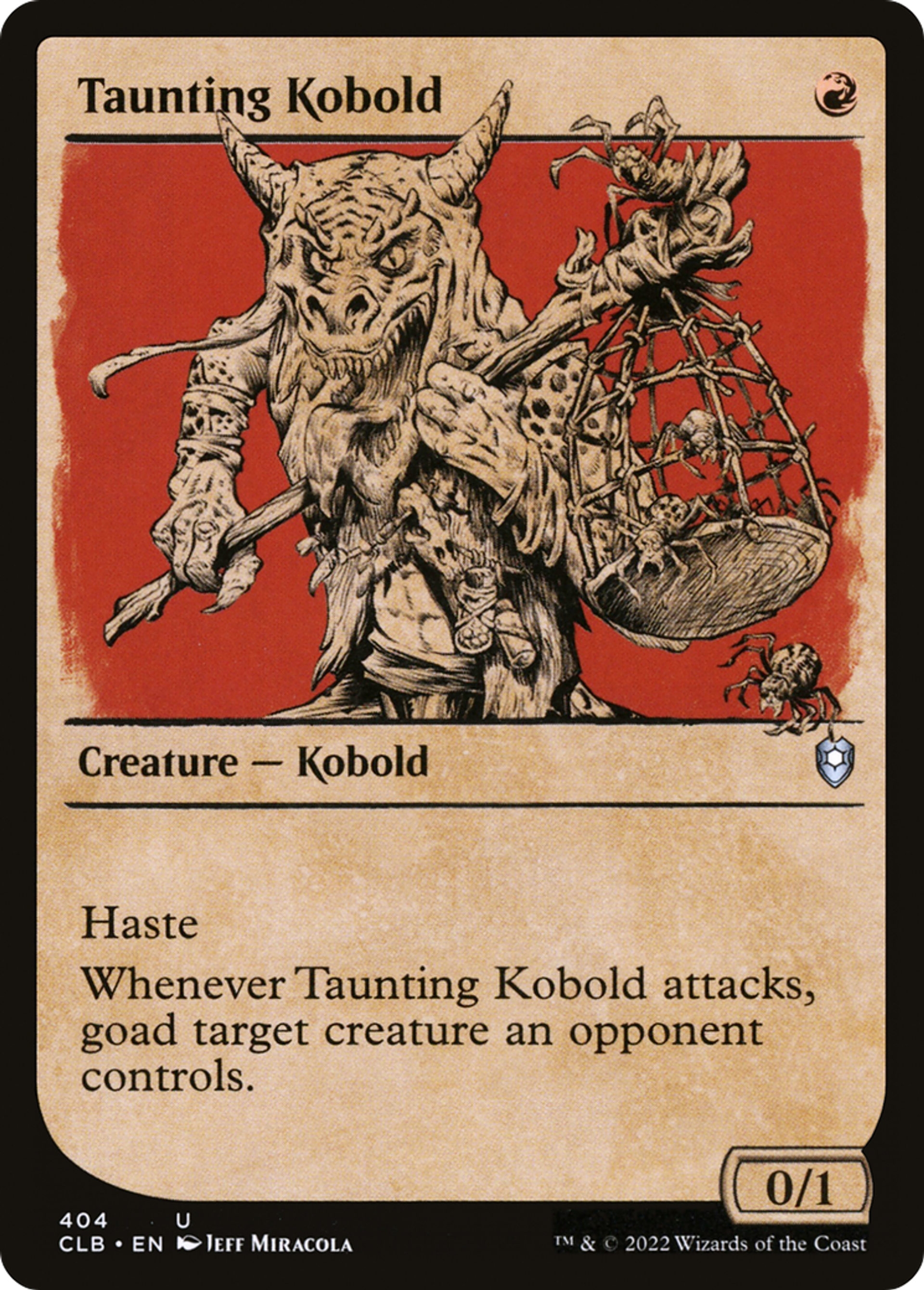 Taunting Kobold — Commander Legends: Battle for Baldur's Gate — Magic: The Gathering