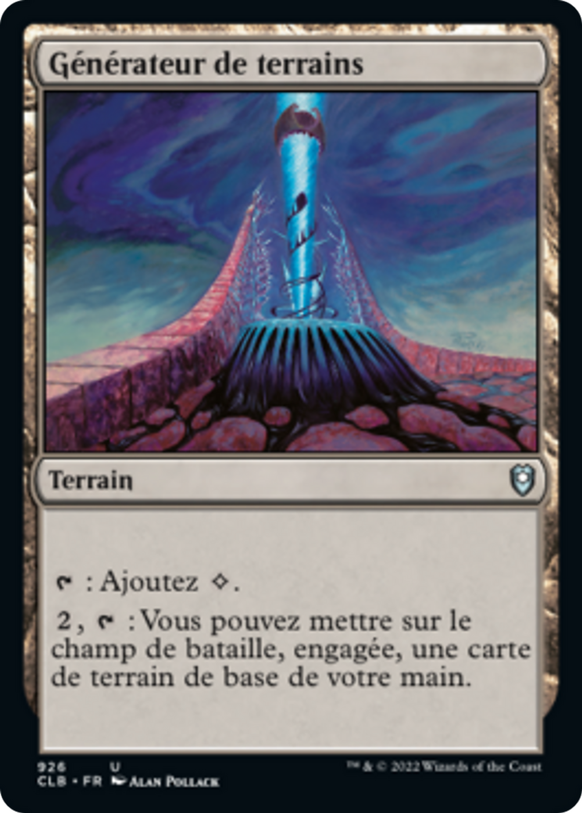 Générateur de terrains — Commander Legends: Battle for Baldur's Gate — Magic: The Gathering