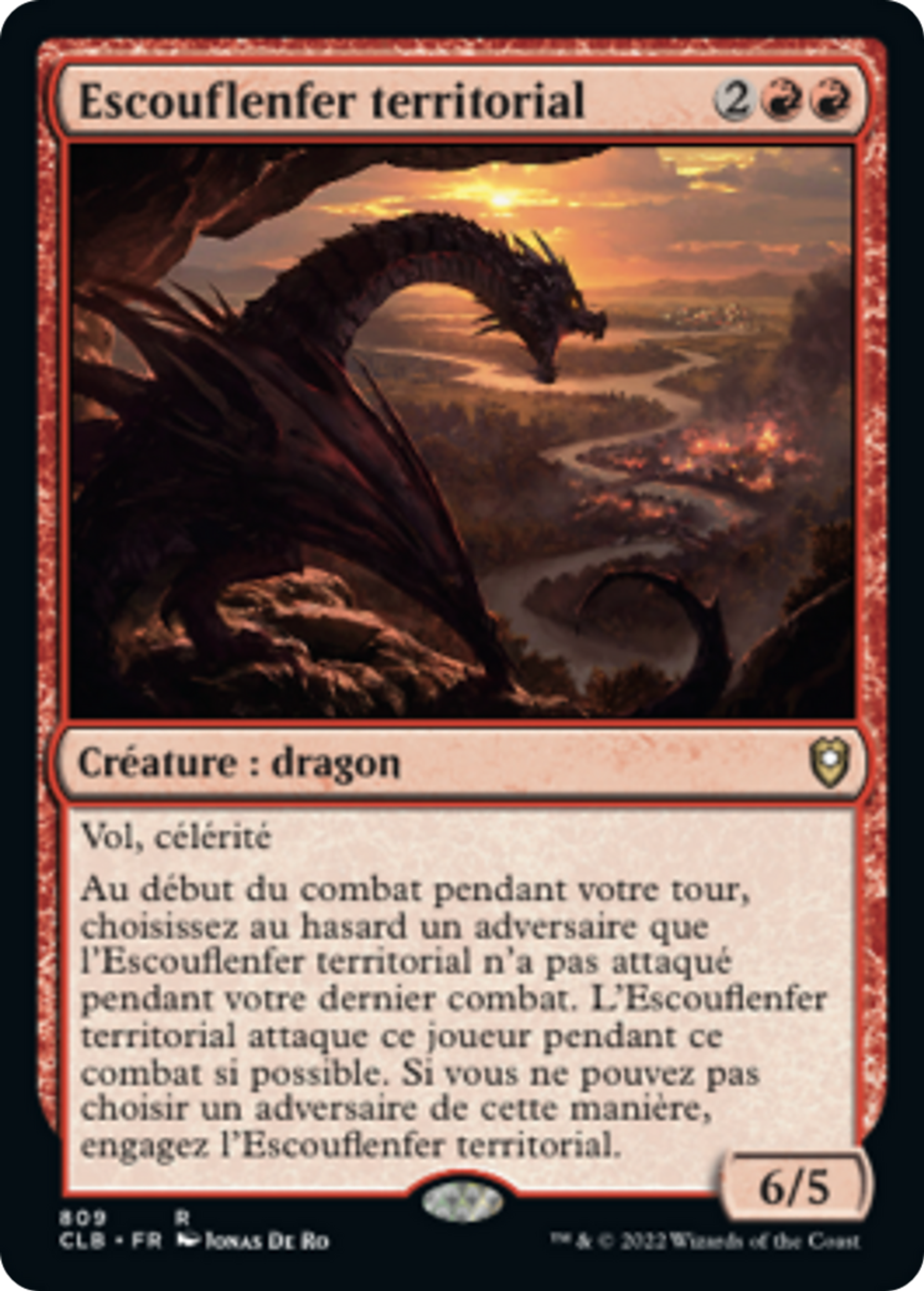 Escouflenfer territorial — Commander Legends: Battle for Baldur's Gate — Magic: The Gathering