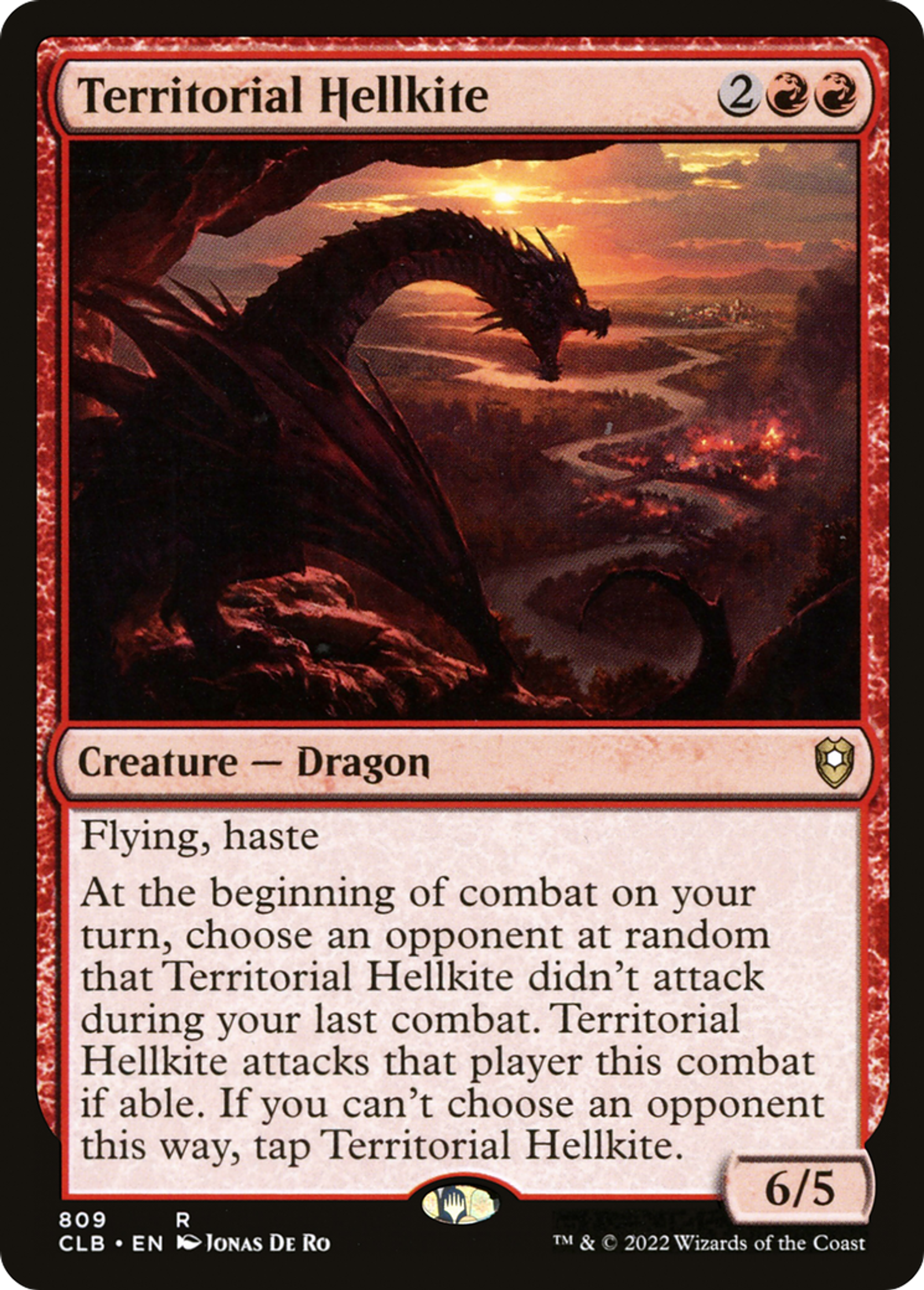 Escouflenfer territorial — Commander Legends: Battle for Baldur's Gate — Magic: The Gathering