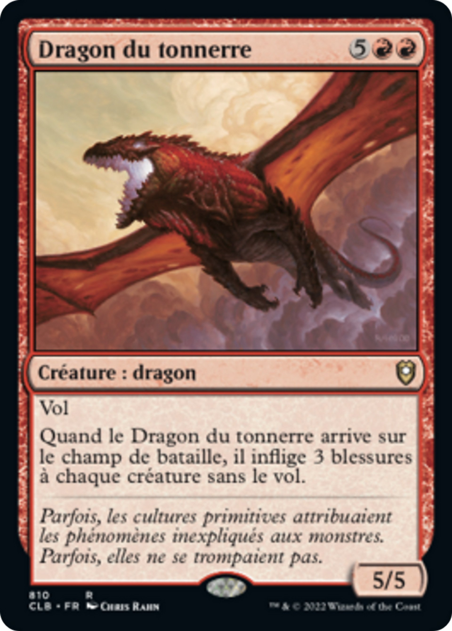 Dragon du tonnerre — Commander Legends: Battle for Baldur's Gate — Magic: The Gathering