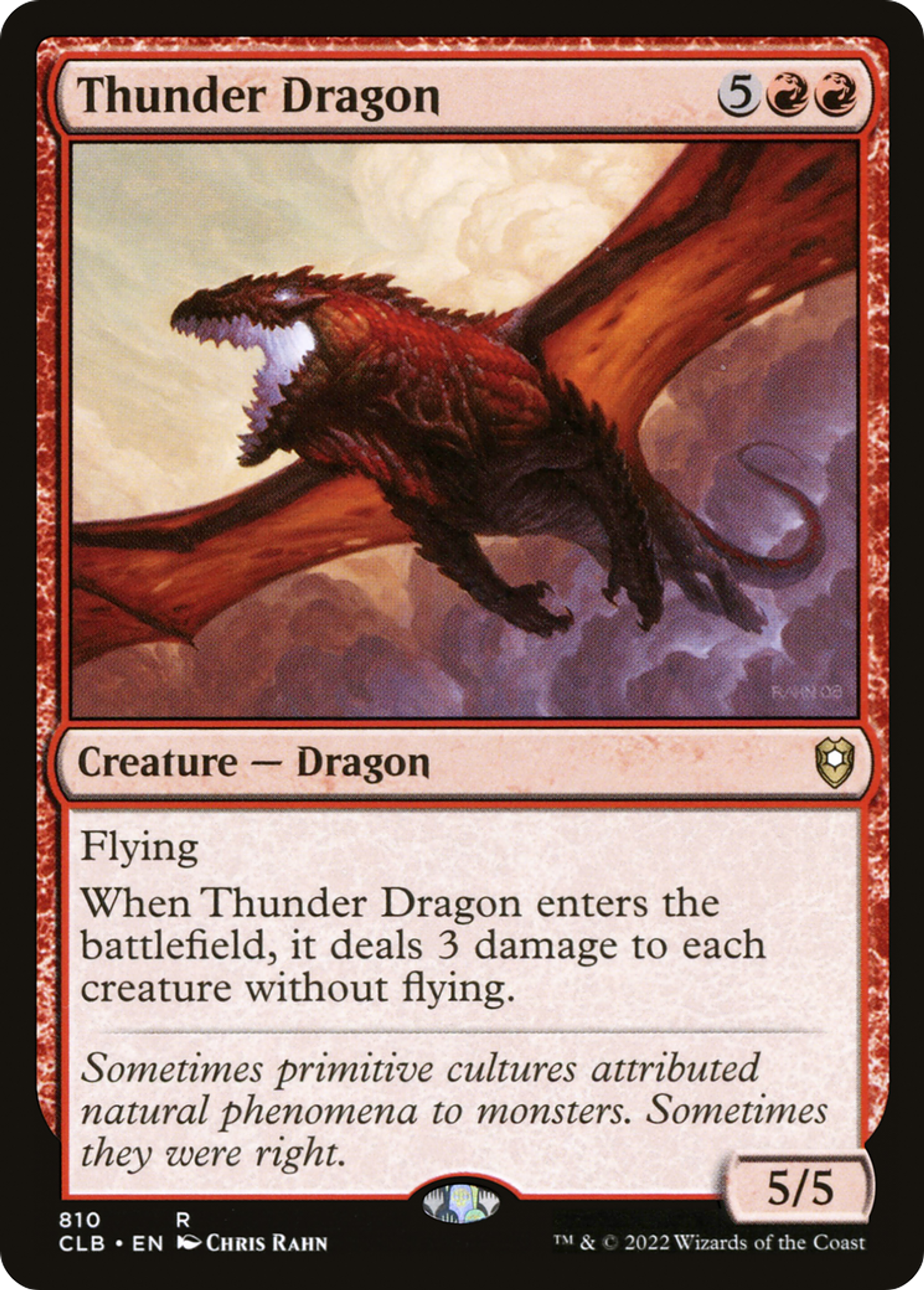 Dragon du tonnerre — Commander Legends: Battle for Baldur's Gate — Magic: The Gathering