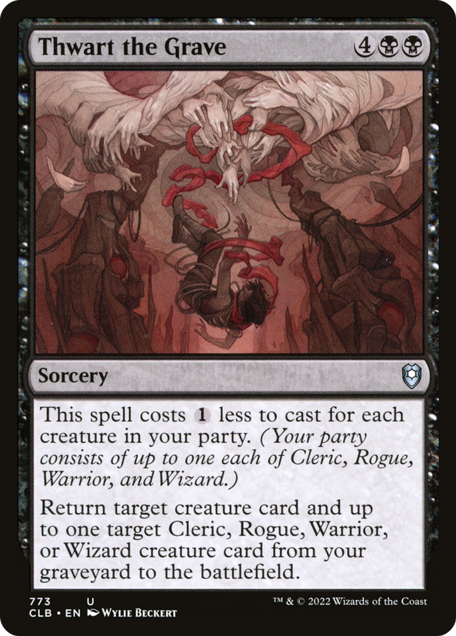 Thwart the Grave — Commander Legends: Battle for Baldur's Gate — Magic: The Gathering