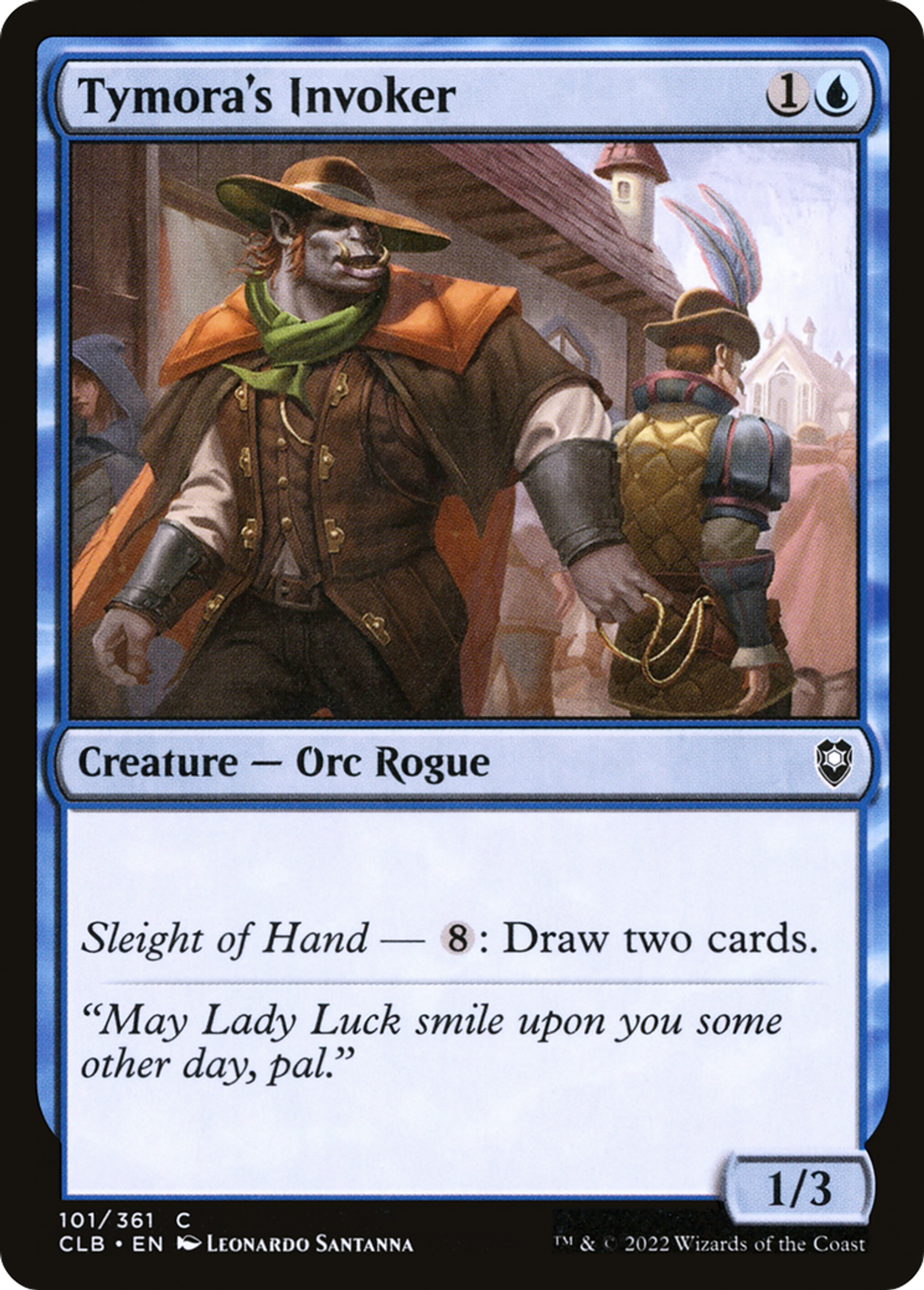 Tymora's Invoker — Commander Legends: Battle for Baldur's Gate — Magic: The Gathering