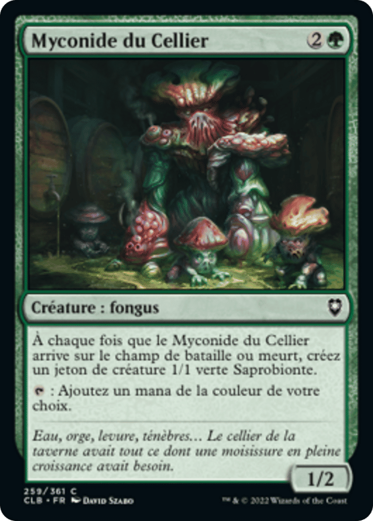 Myconide du Cellier — Commander Legends: Battle for Baldur's Gate — Magic: The Gathering