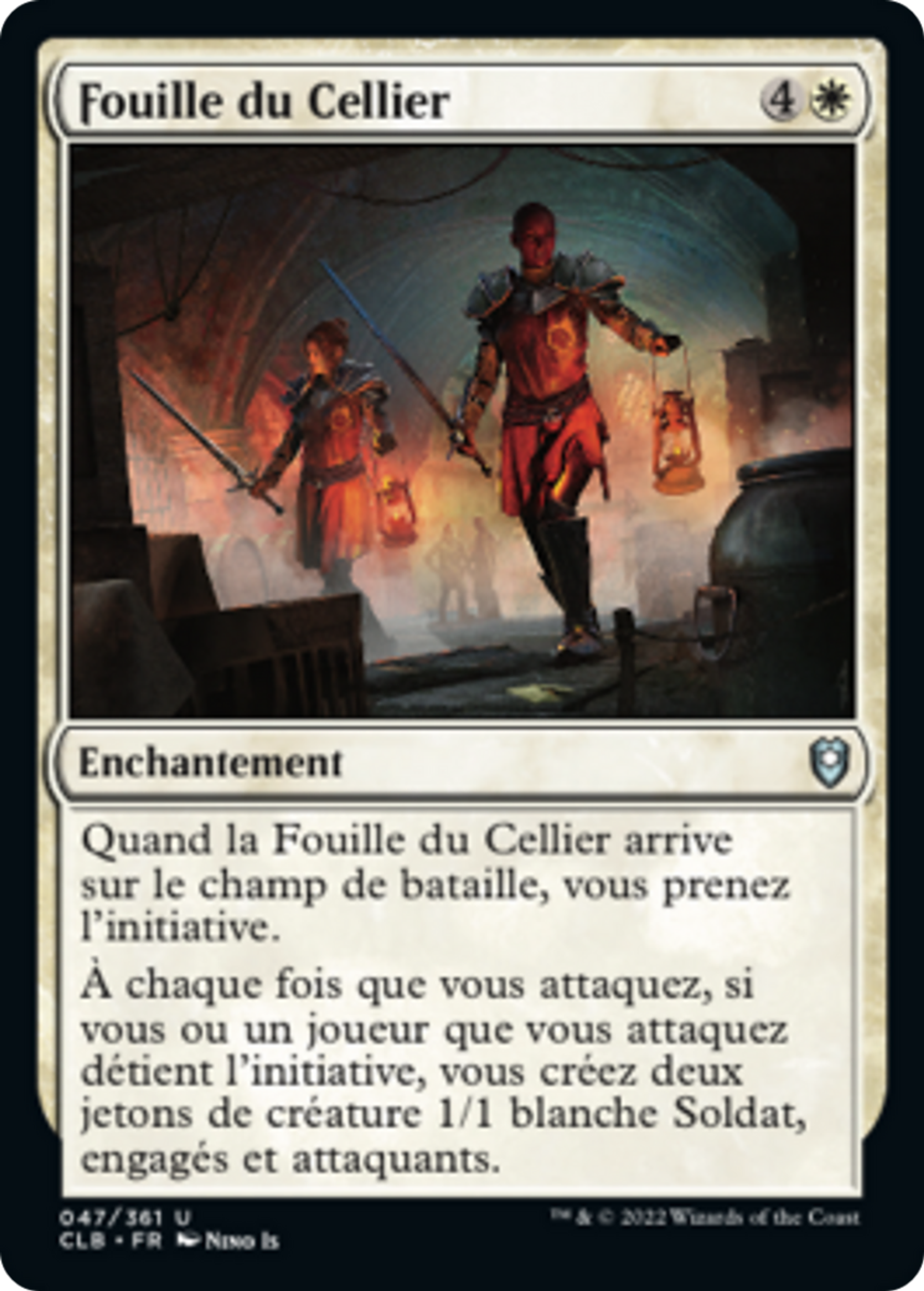Fouille du Cellier — Commander Legends: Battle for Baldur's Gate — Magic: The Gathering