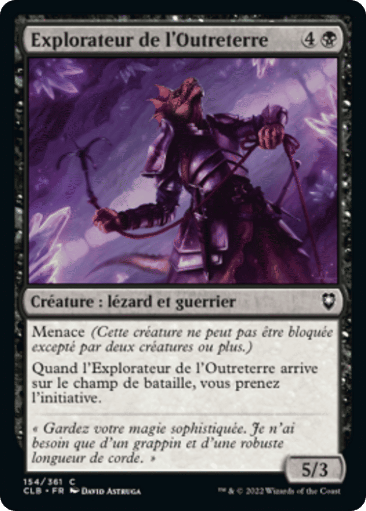 Explorateur de l'Outreterre — Commander Legends: Battle for Baldur's Gate — Magic: The Gathering