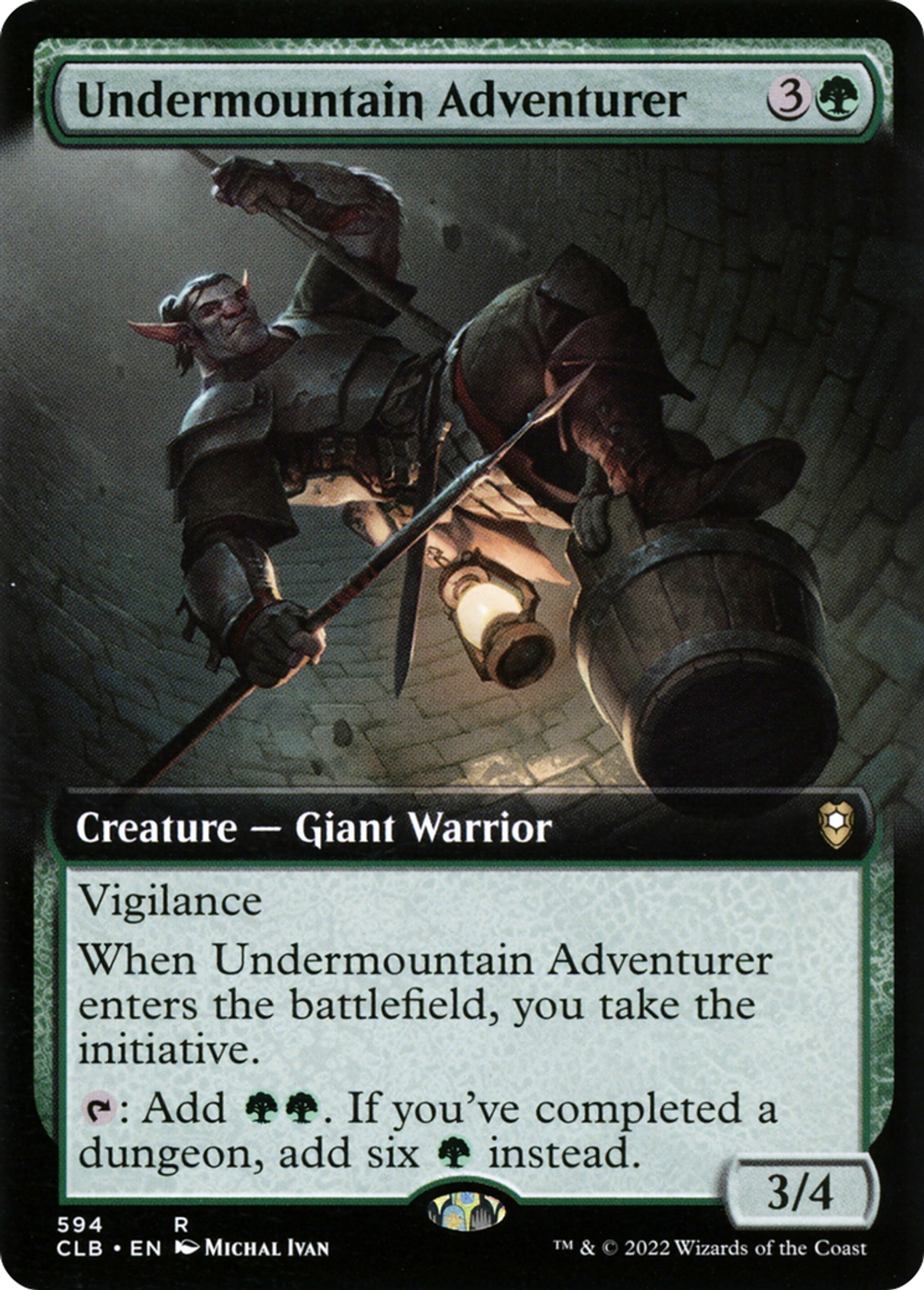 Undermountain Adventurer — Commander Legends: Battle for Baldur's Gate — Magic: The Gathering