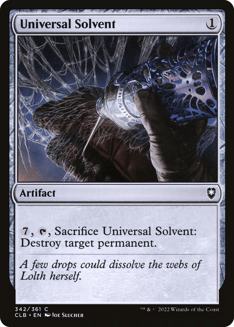 Universal Solvent — Commander Legends: Battle for Baldur's Gate — Magic: The Gathering