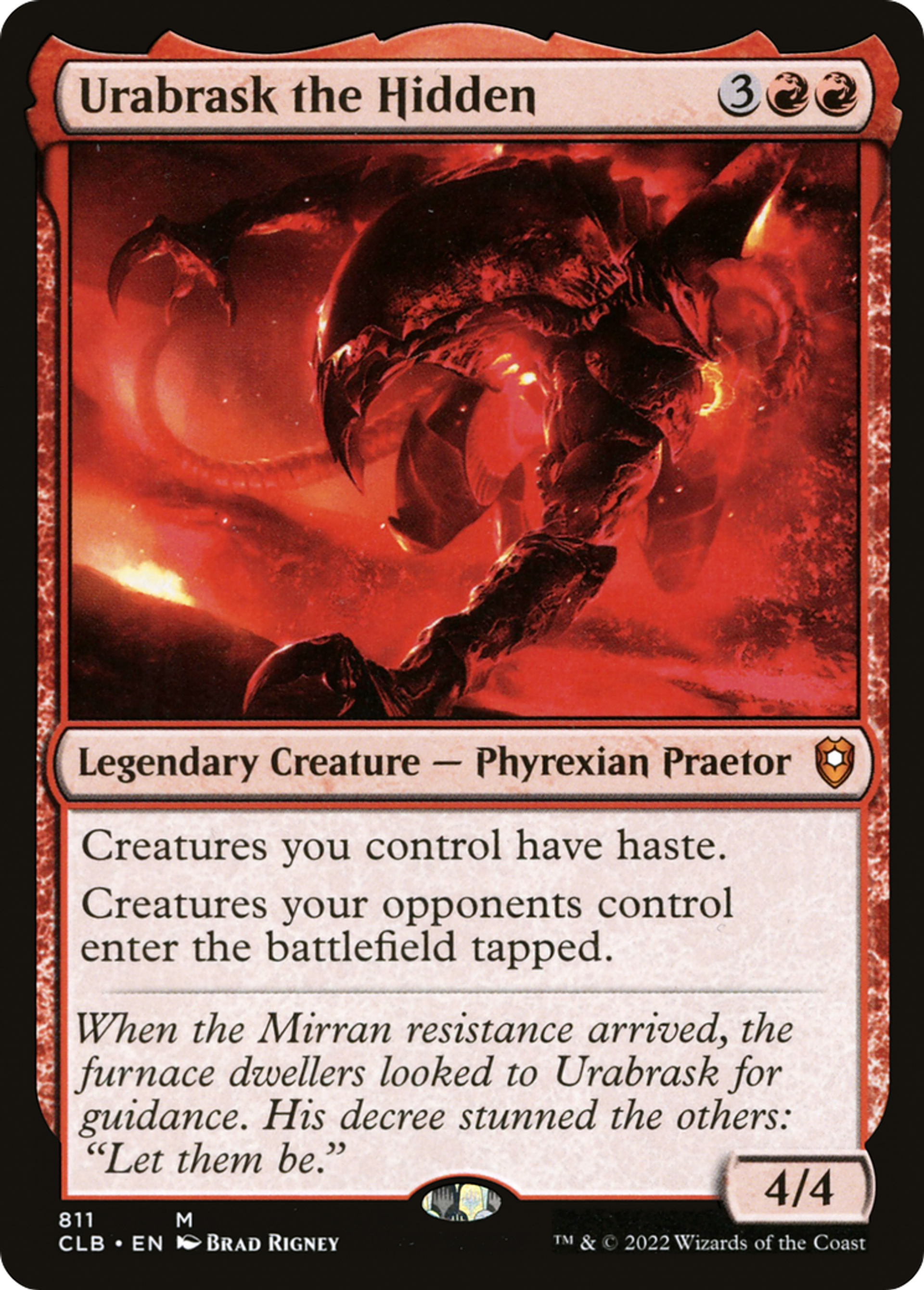 Urabrask the Hidden — Commander Legends: Battle for Baldur's Gate — Magic: The Gathering