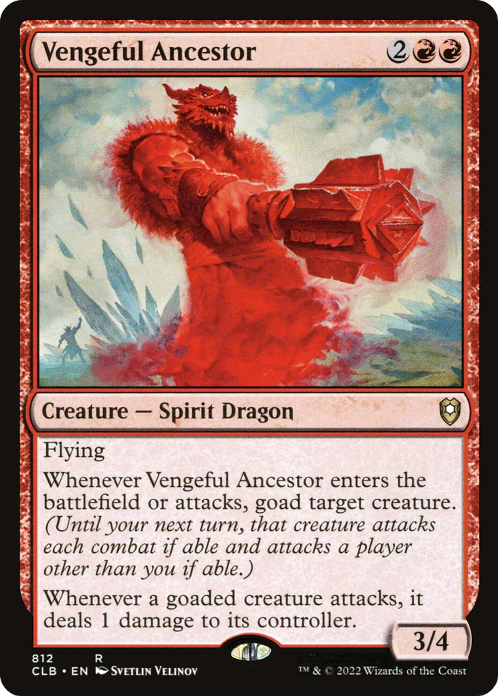 Vengeful Ancestor — Commander Legends: Battle for Baldur's Gate — Magic: The Gathering