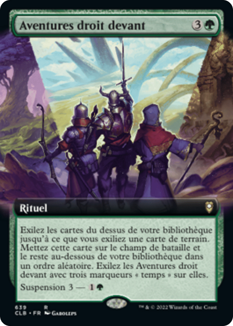 Aventures droit devant — Commander Legends: Battle for Baldur's Gate — Magic: The Gathering
