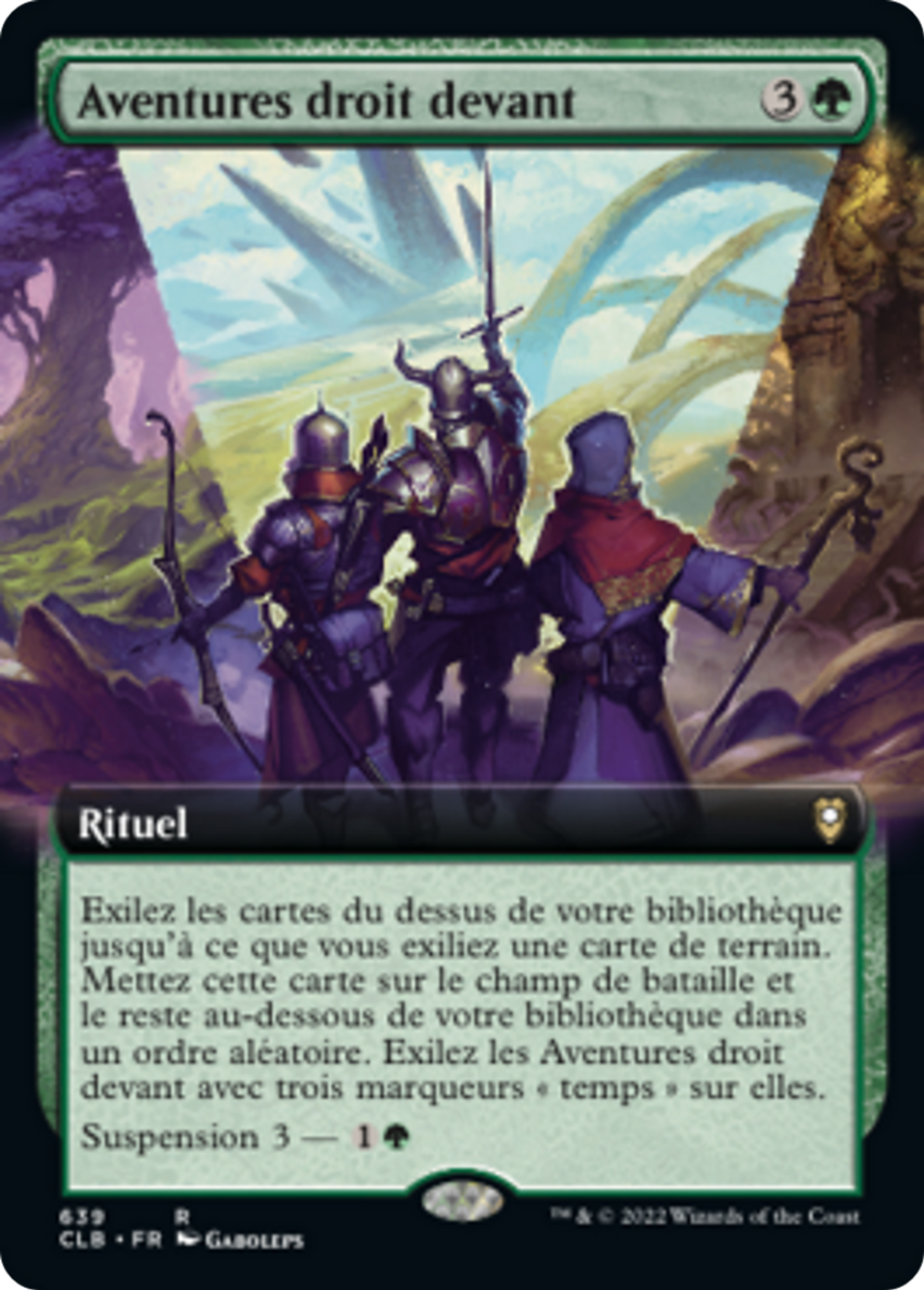 Aventures droit devant — Commander Legends: Battle for Baldur's Gate — Magic: The Gathering