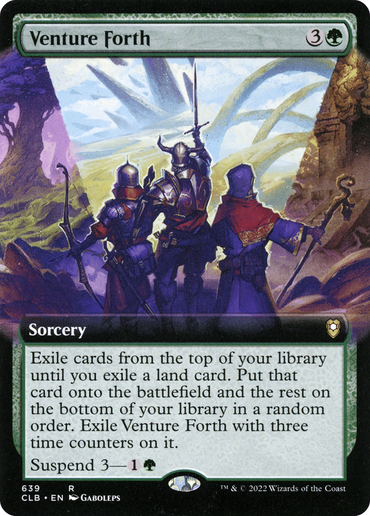 Venture Forth — Commander Legends: Battle for Baldur's Gate — Magic: The Gathering