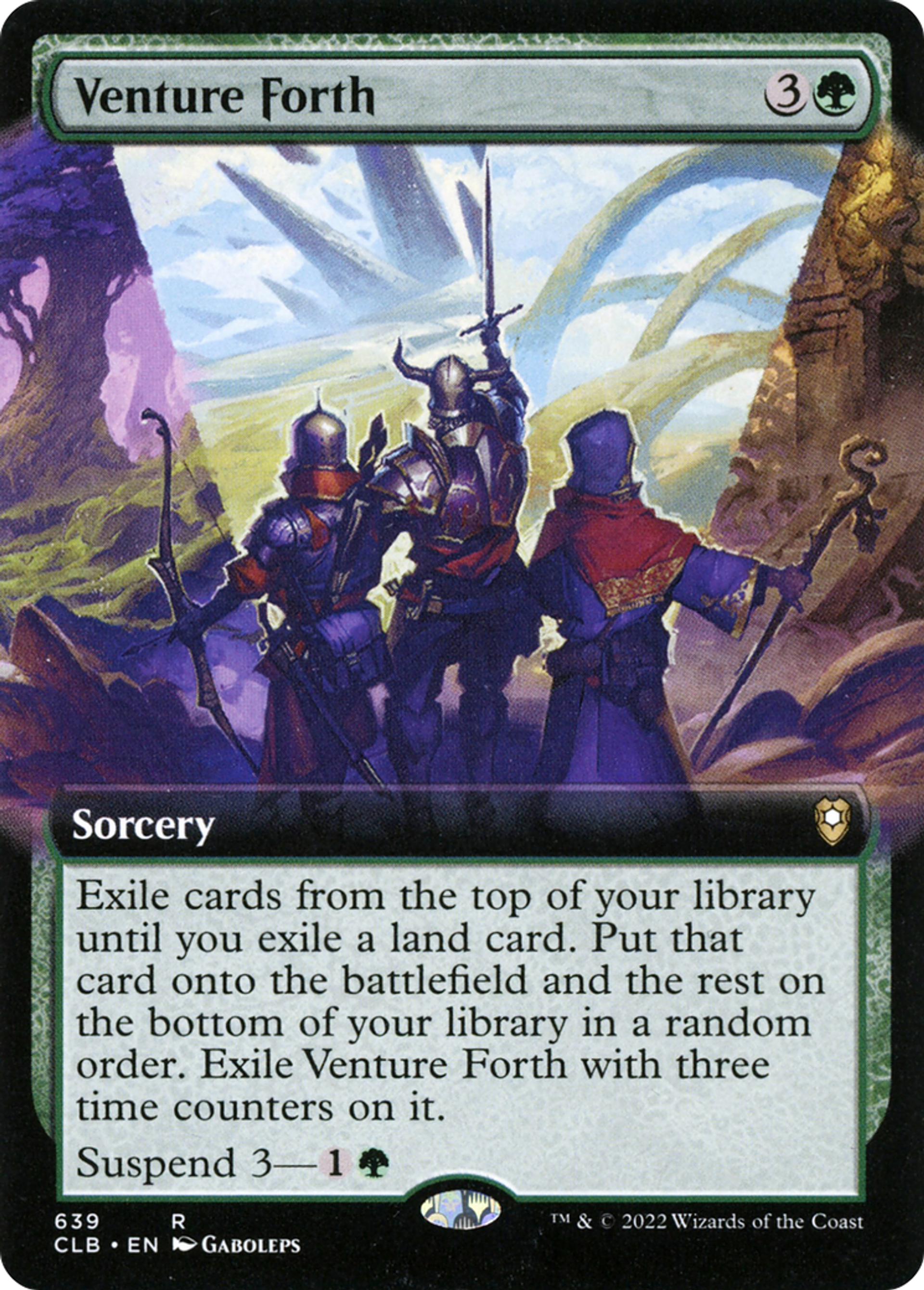 Venture Forth — Commander Legends: Battle for Baldur's Gate — Magic: The Gathering