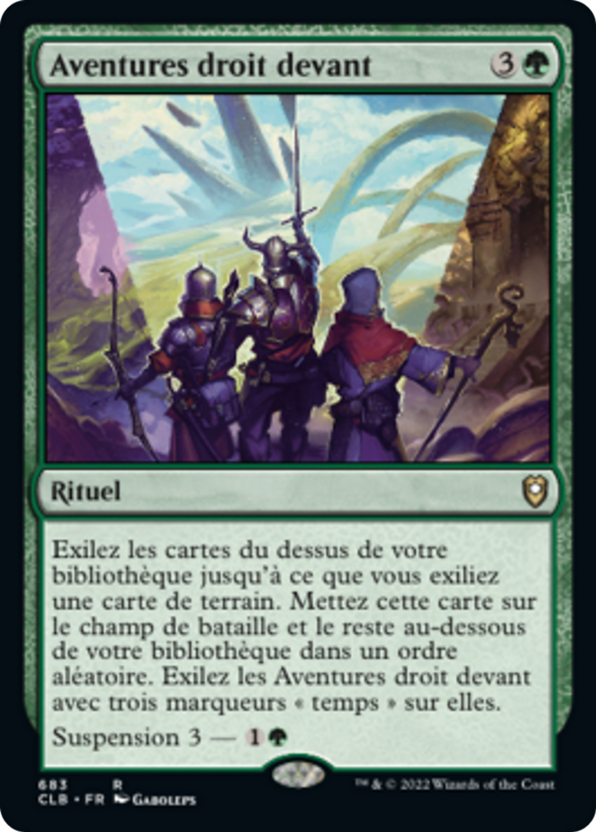 Aventures droit devant — Commander Legends: Battle for Baldur's Gate — Magic: The Gathering