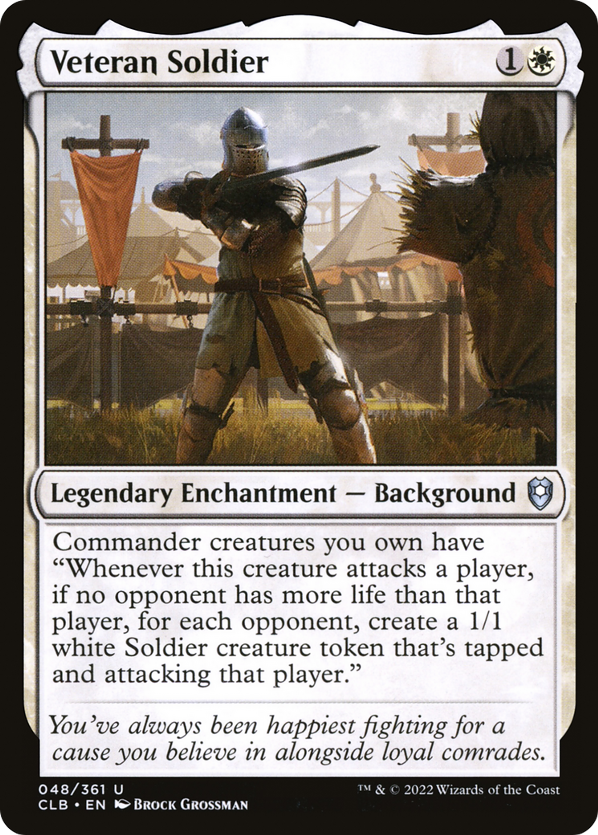 Veteran Soldier — Commander Legends: Battle for Baldur's Gate — Magic: The Gathering