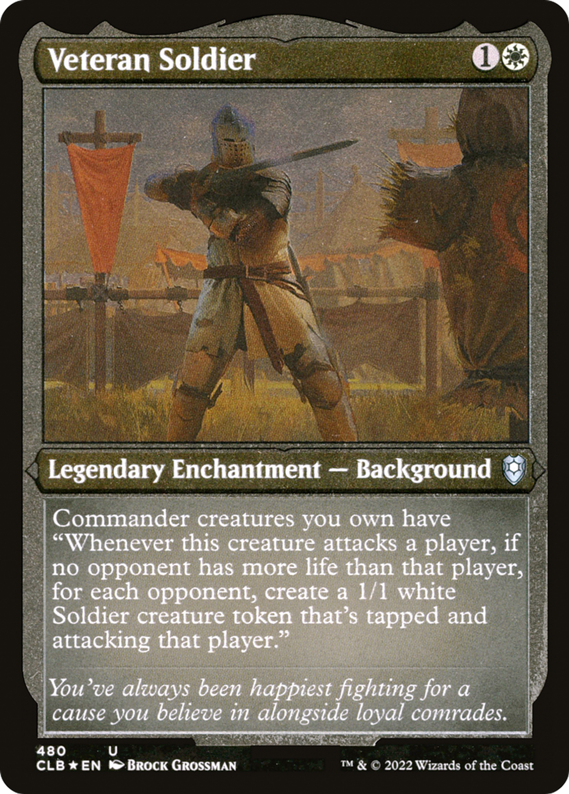 Veteran Soldier — Commander Legends: Battle for Baldur's Gate — Magic: The Gathering