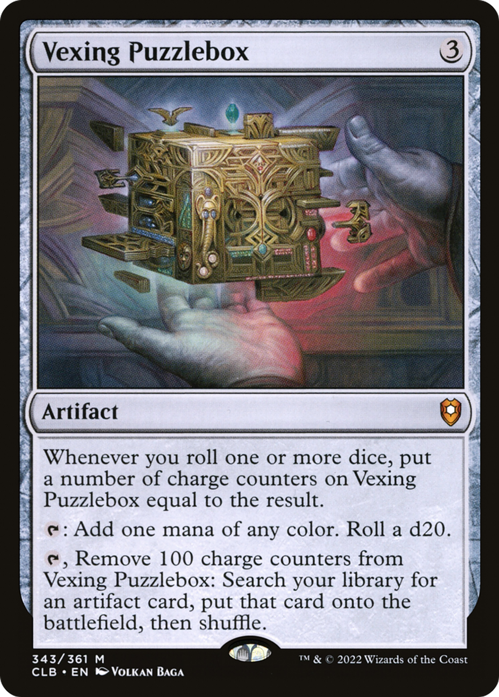 Vexing Puzzlebox — Commander Legends: Battle for Baldur's Gate — Magic: The Gathering