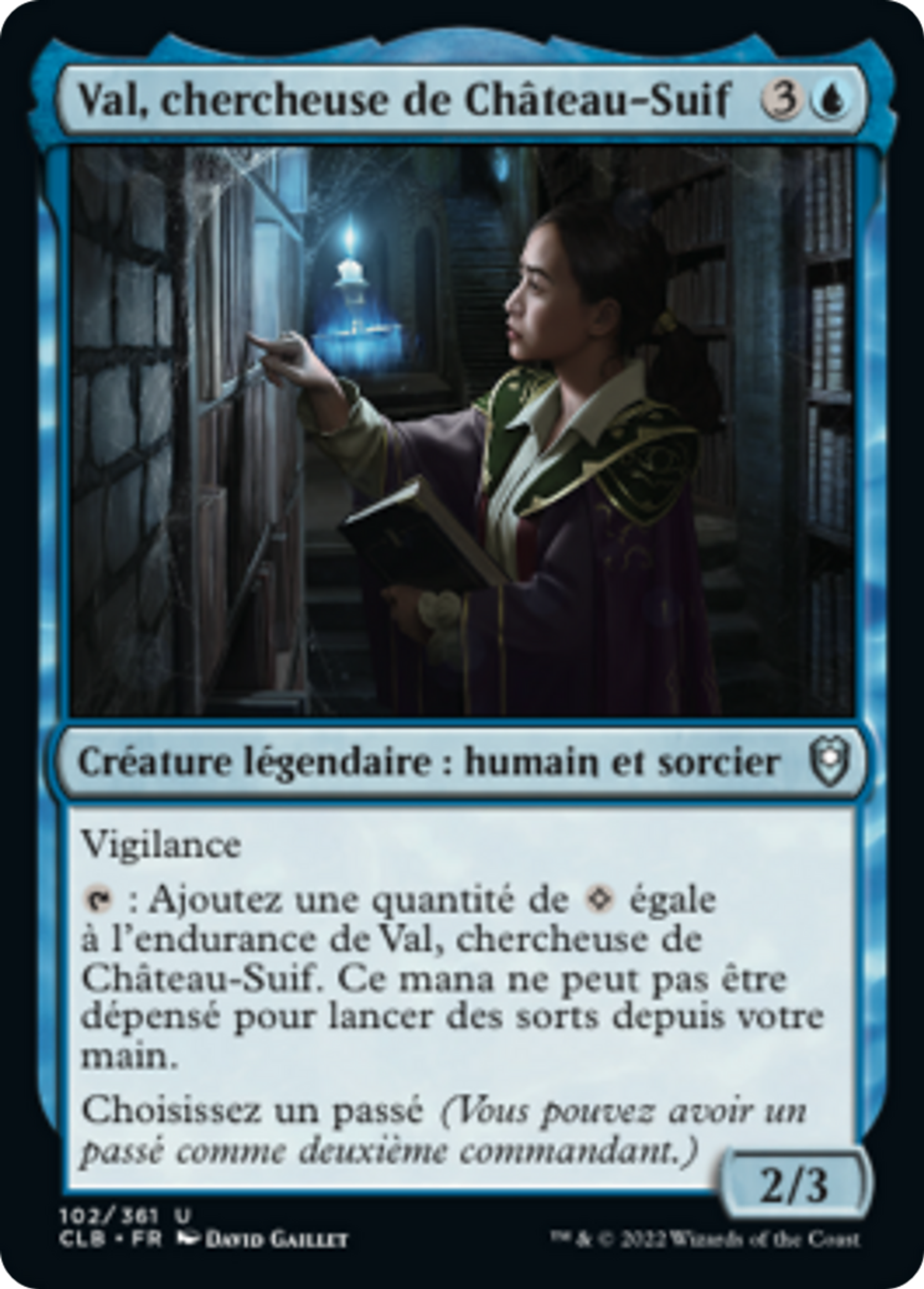 Val, chercheuse de Château-Suif — Commander Legends: Battle for Baldur's Gate — Magic: The Gathering