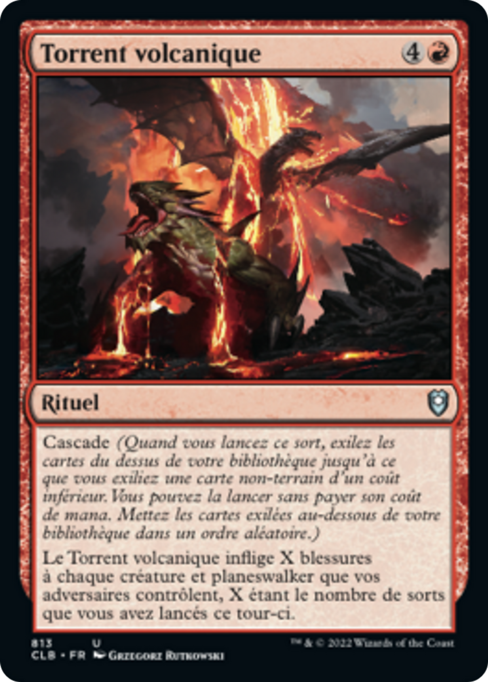 Torrent volcanique — Commander Legends: Battle for Baldur's Gate — Magic: The Gathering
