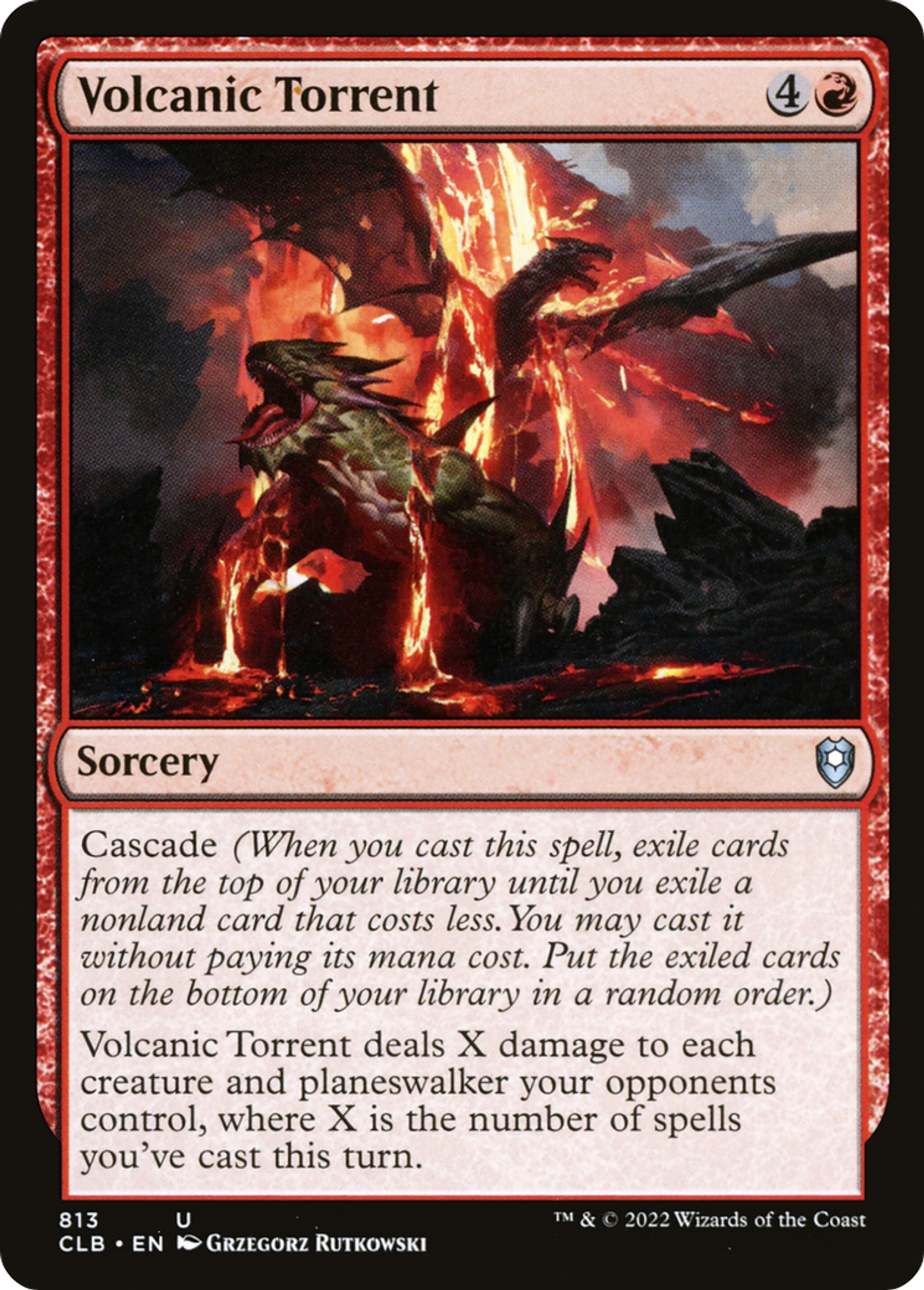 Volcanic Torrent — Commander Legends: Battle for Baldur's Gate — Magic: The Gathering