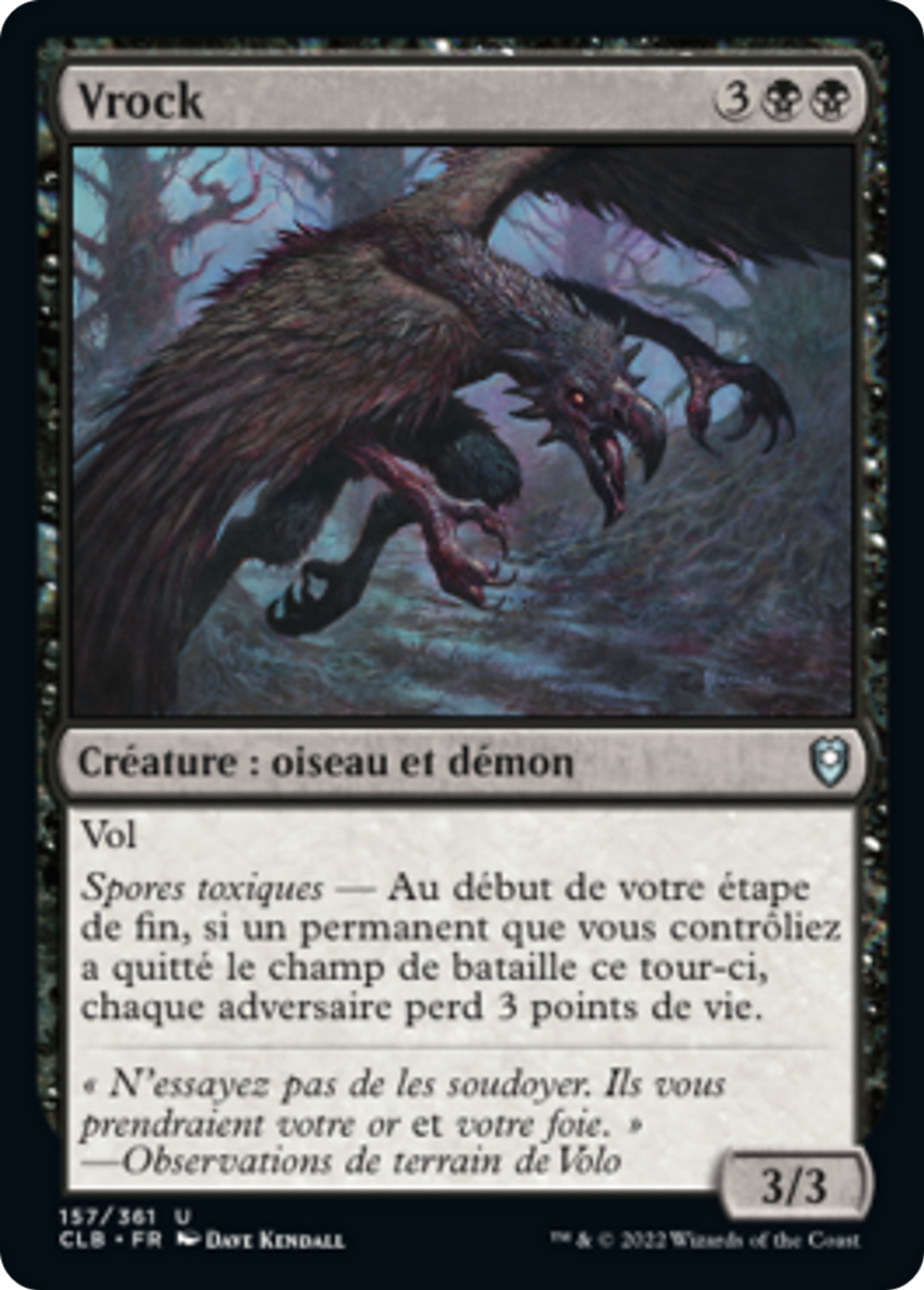 Vrock — Commander Legends: Battle for Baldur's Gate — Magic: The Gathering