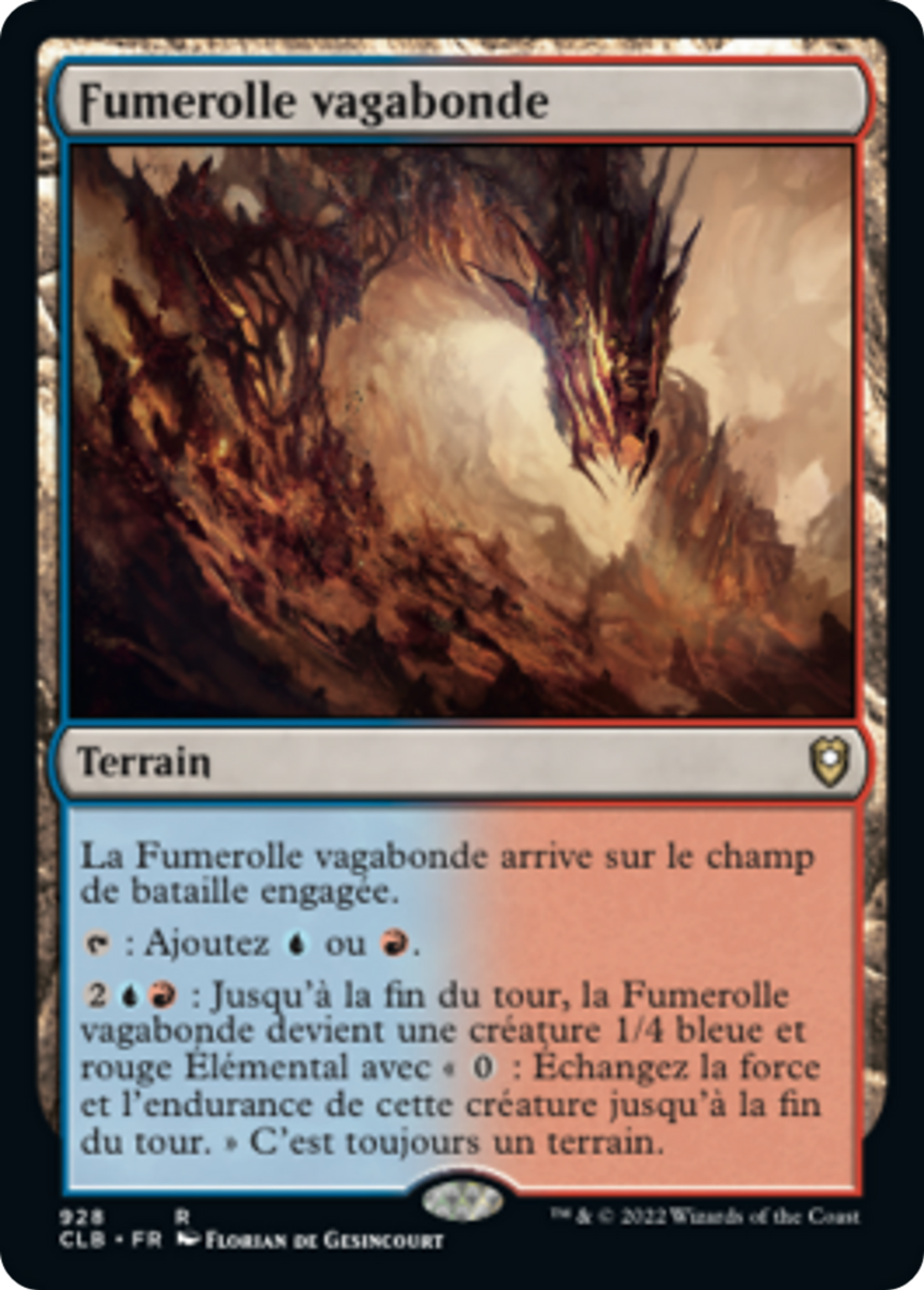 Fumerolle vagabonde — Commander Legends: Battle for Baldur's Gate — Magic: The Gathering