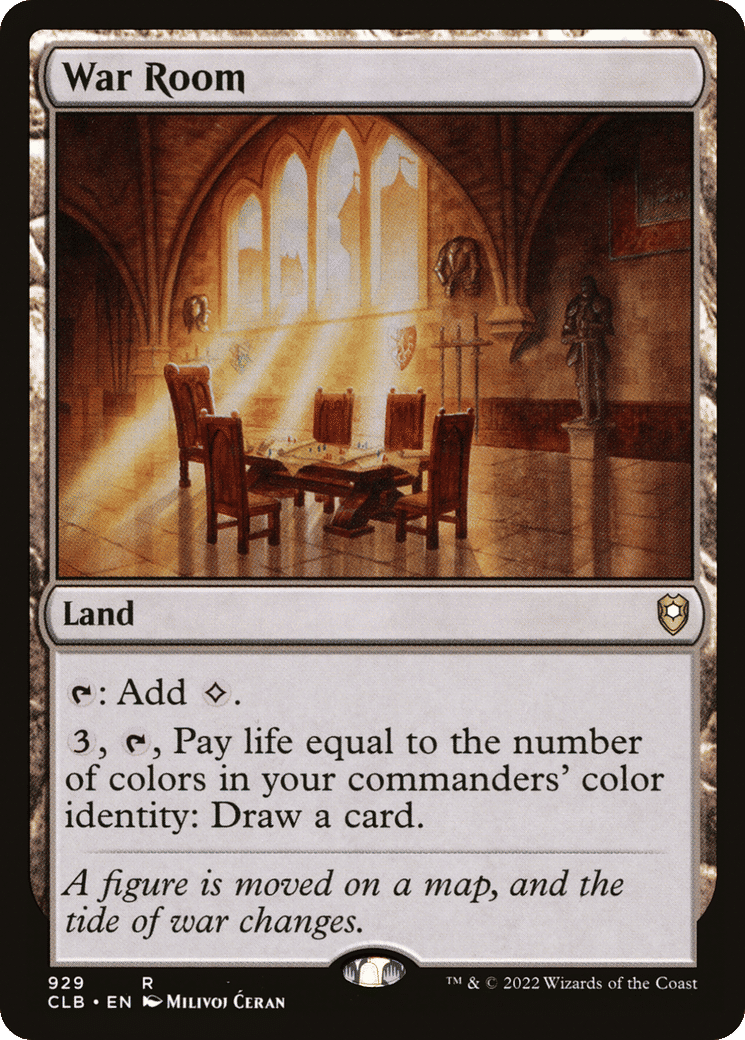 War Room — Commander Legends: Battle for Baldur's Gate — Magic: The Gathering