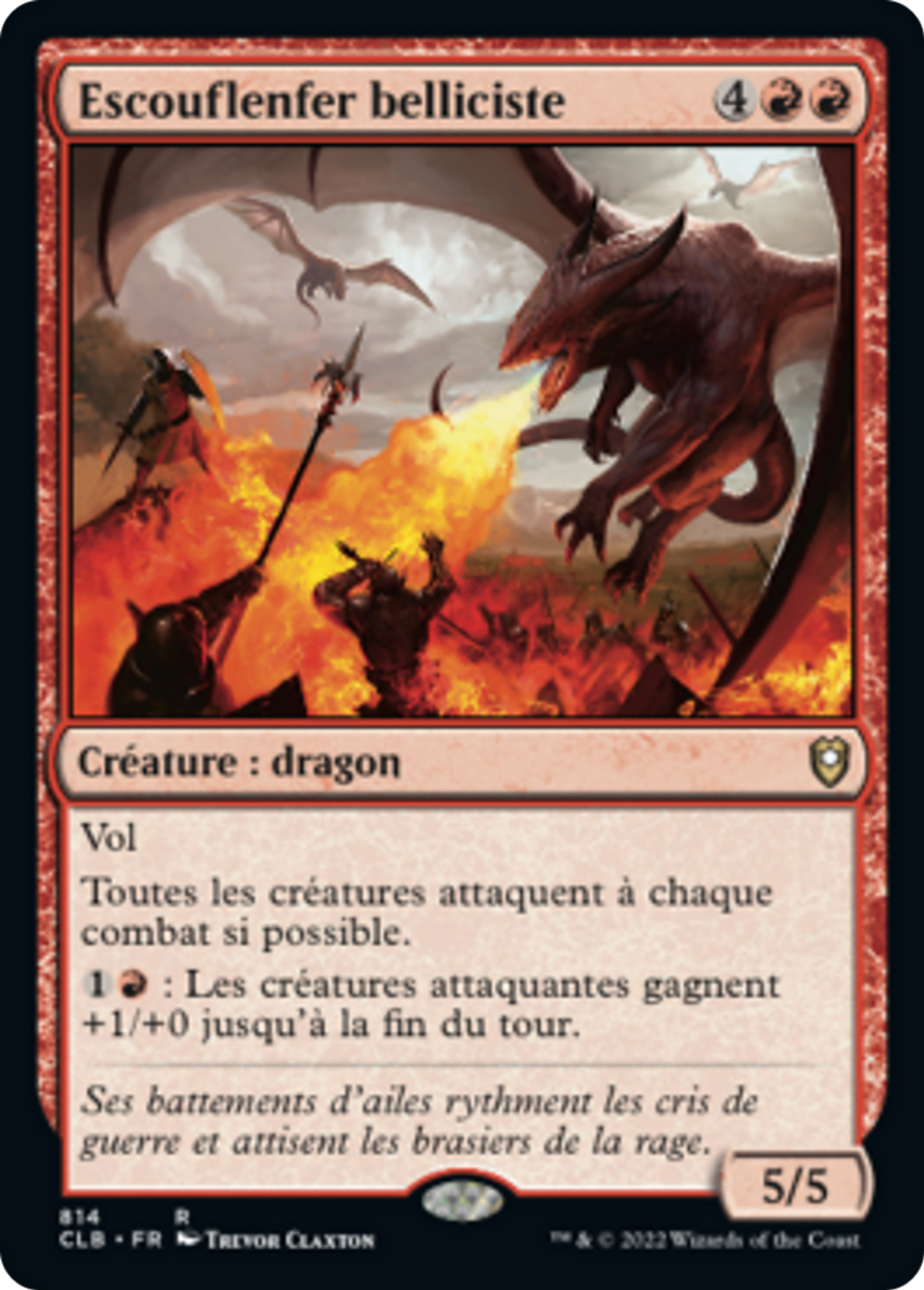 Escouflenfer belliciste — Commander Legends: Battle for Baldur's Gate — Magic: The Gathering
