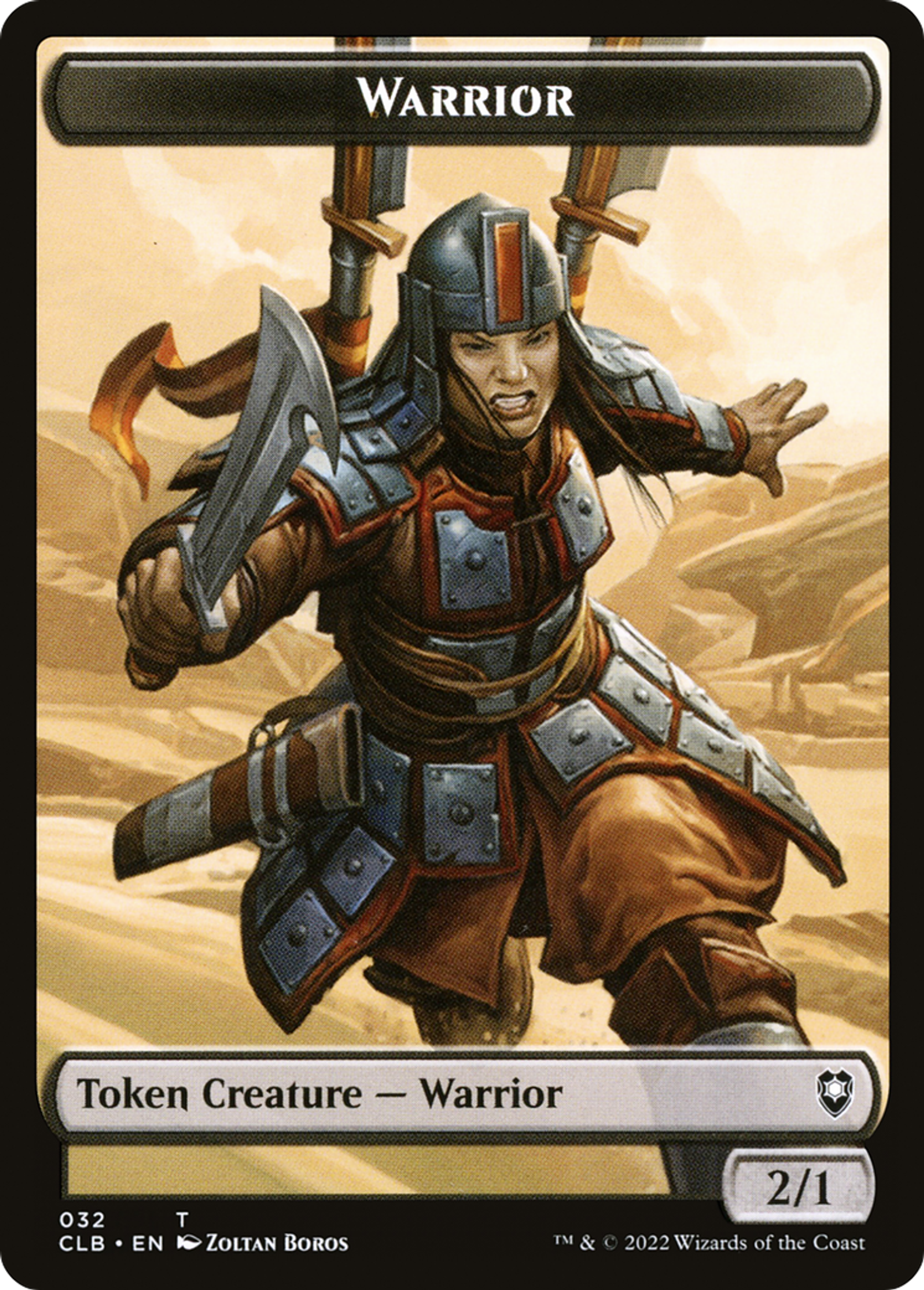 Warrior — Commander Legends: Battle for Baldur's Gate — Magic: The Gathering