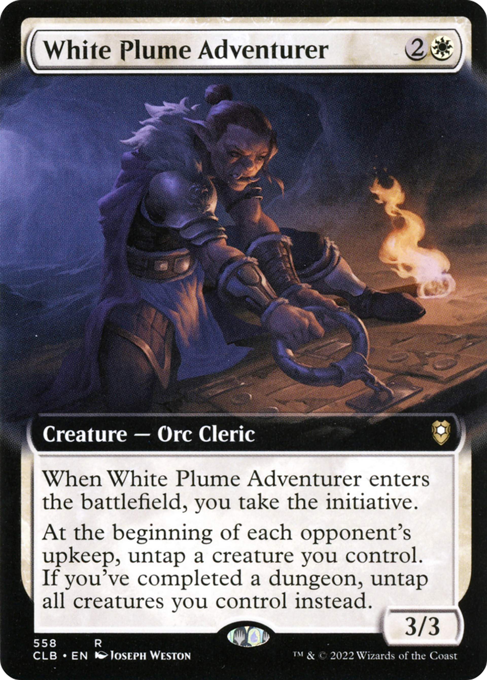 White Plume Adventurer — Commander Legends: Battle for Baldur's Gate — Magic: The Gathering