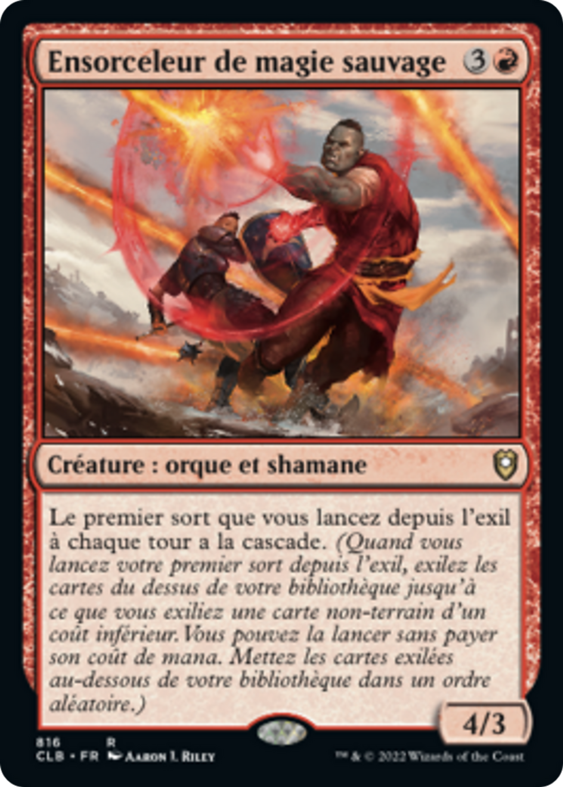 Ensorceleur de magie sauvage — Commander Legends: Battle for Baldur's Gate — Magic: The Gathering