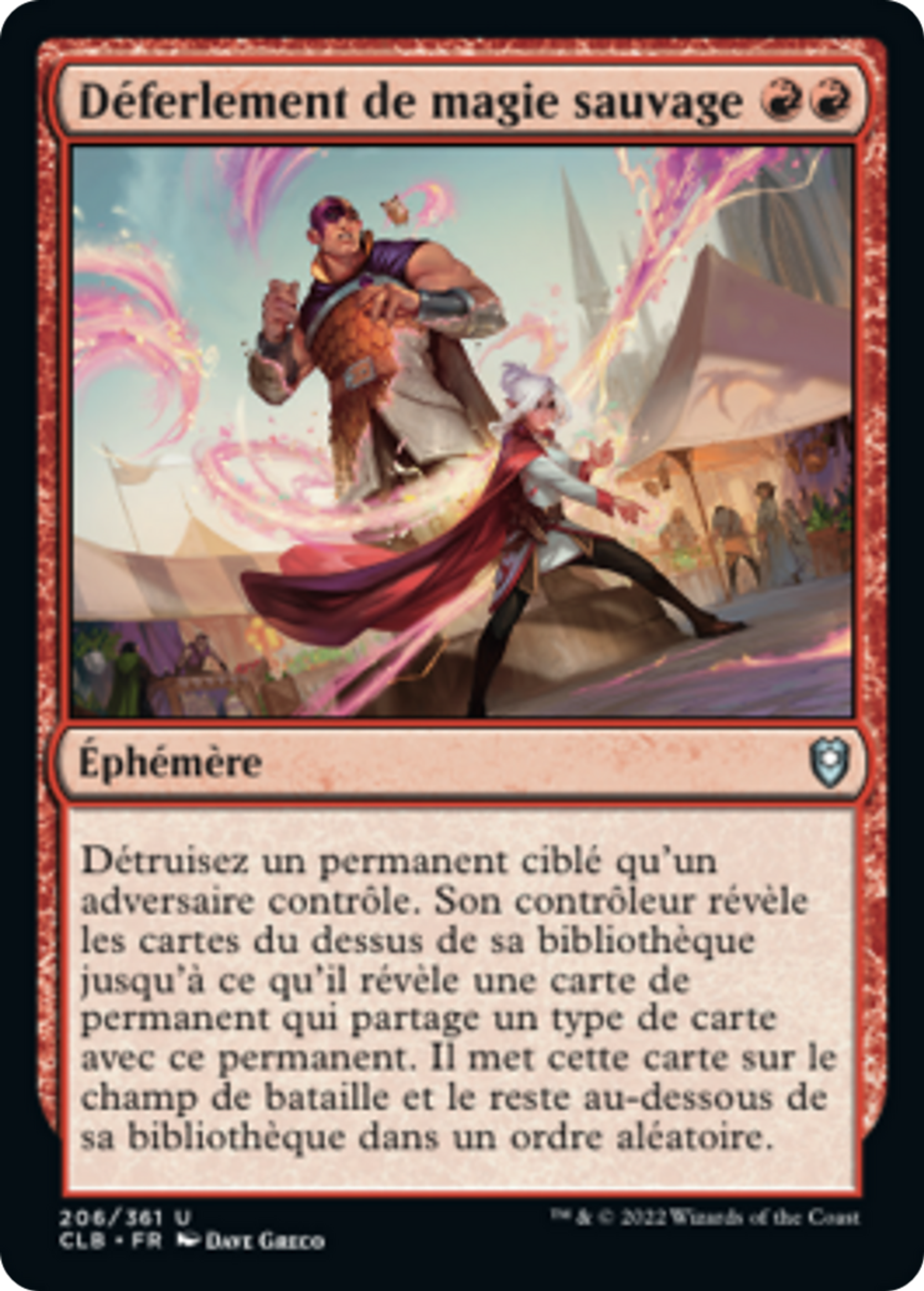 Déferlement de magie sauvage — Commander Legends: Battle for Baldur's Gate — Magic: The Gathering